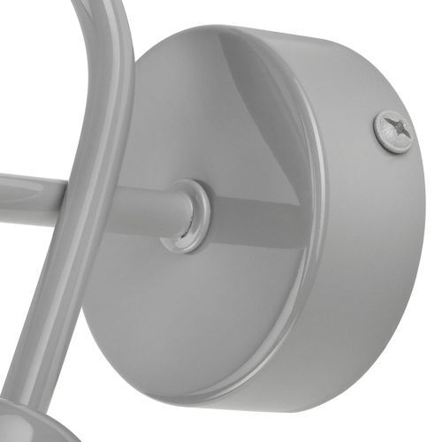 Moderne Wandlampe Grau Metall MADALYNN Lampe
