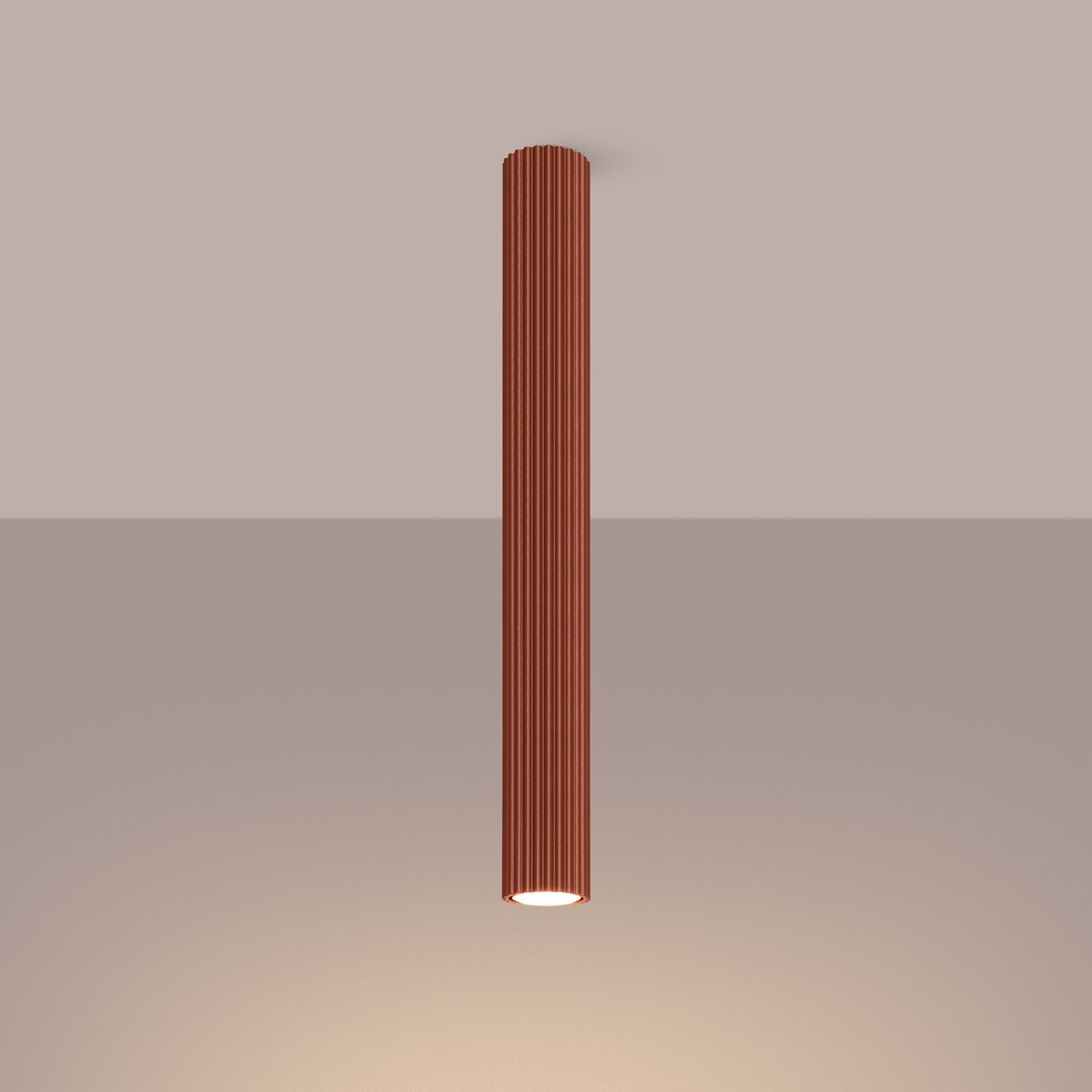 Aufbauspot schmal Ø 6,5 cm H: 60 cm GU10 Rot Modern Aluminium Aufbauspot schmal Ø 6,5 cm H: 60 cm GU10 Rot Modern Aluminium