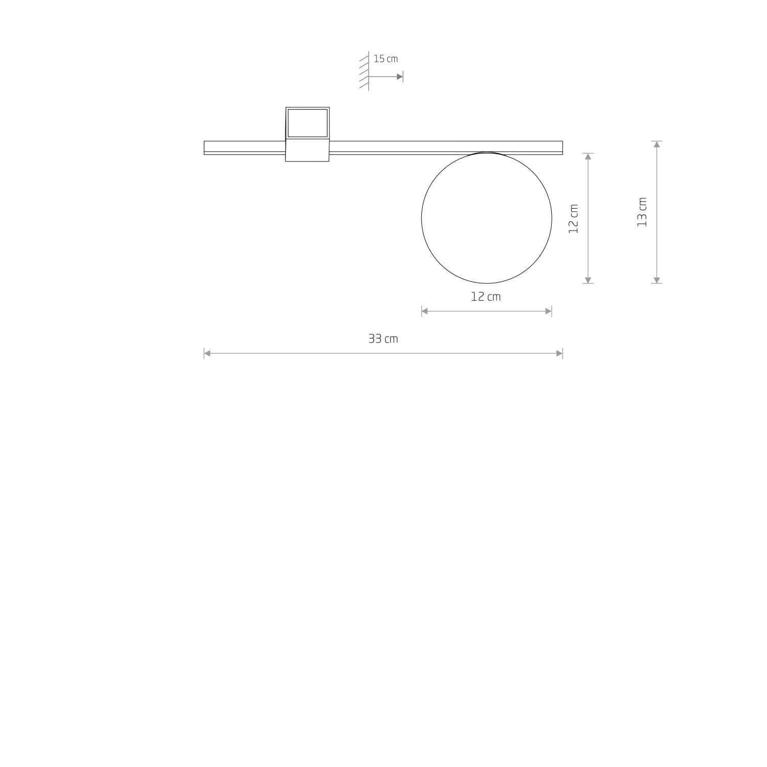 Deckenlampe G9 Schwarz Weiß Glas Aluminium Modern