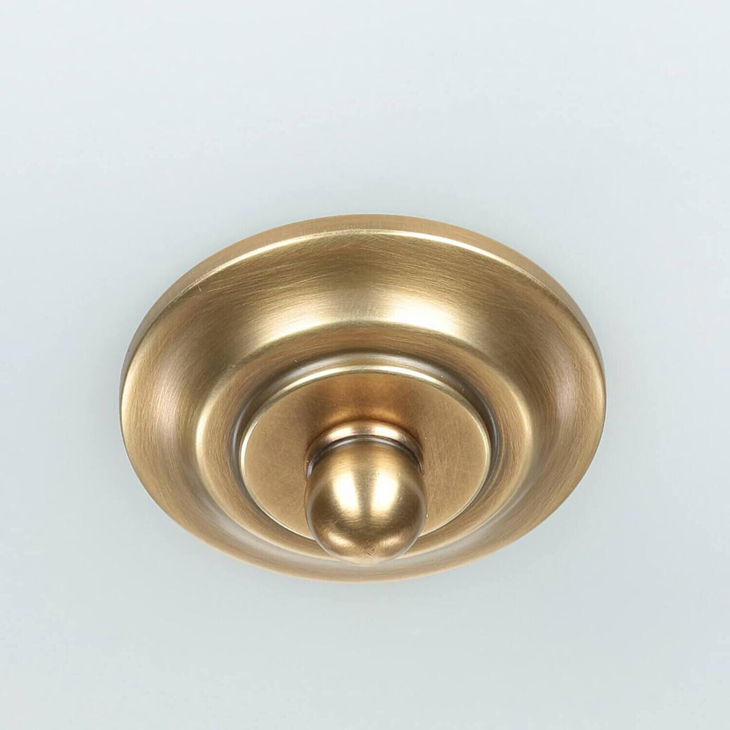 Deckenleuchte ASPERO Messing Creme 4xE27 Lampe Bronze, Griff