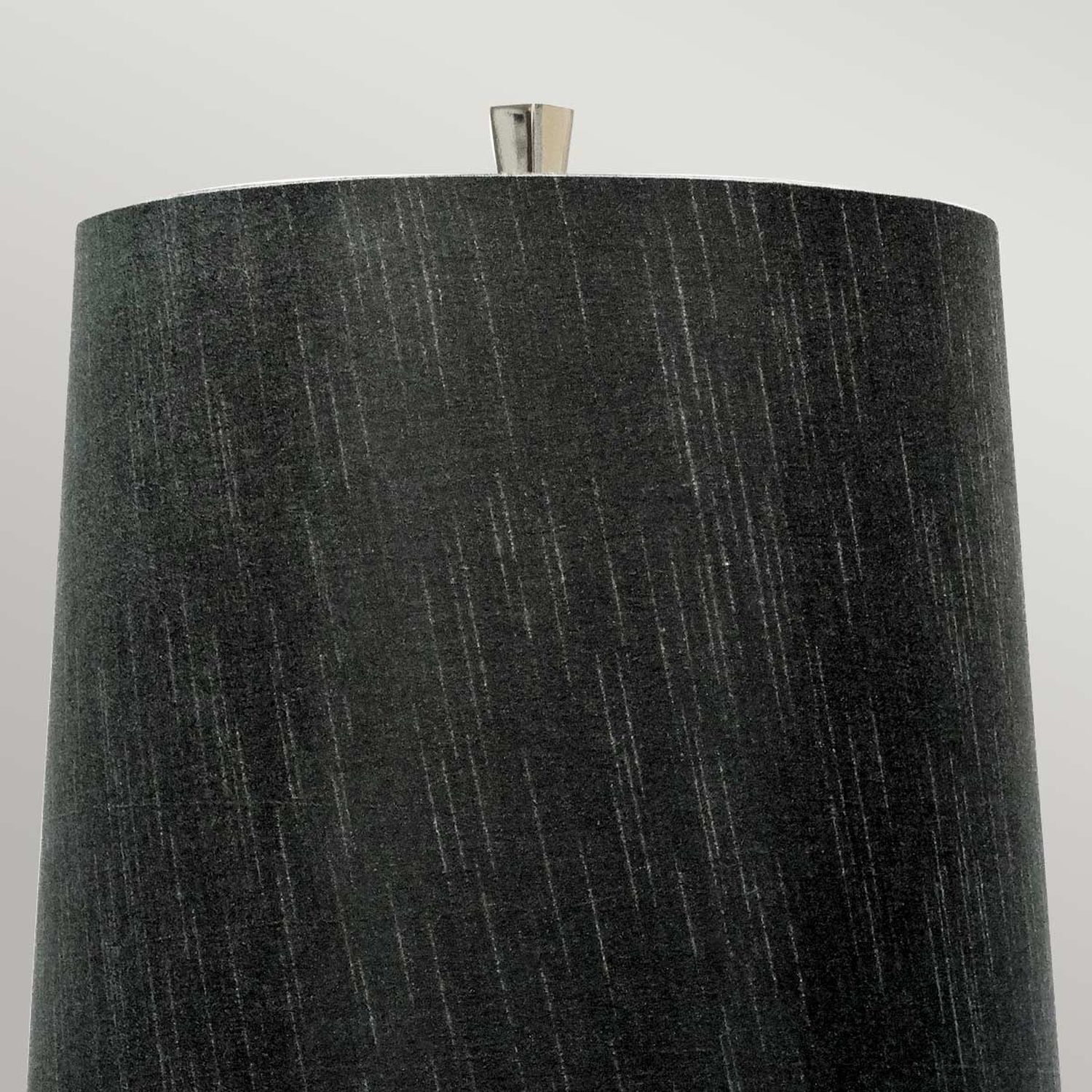 Tischleuchte groß 79 cm hoch E27 Modern Metall Stoff