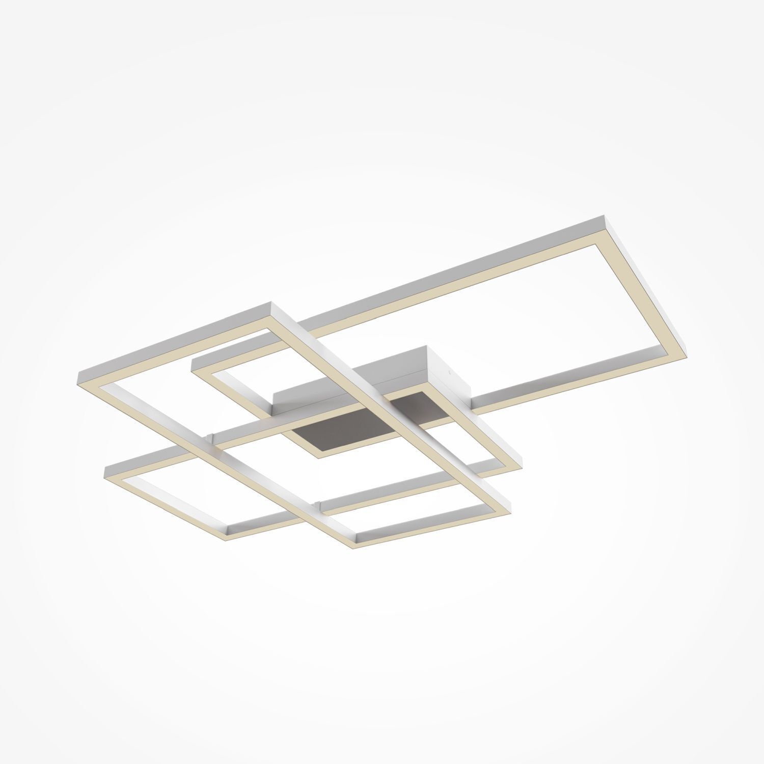 Deckenlampe Metall LED Weiß Farbwechsel 3000-4000 K