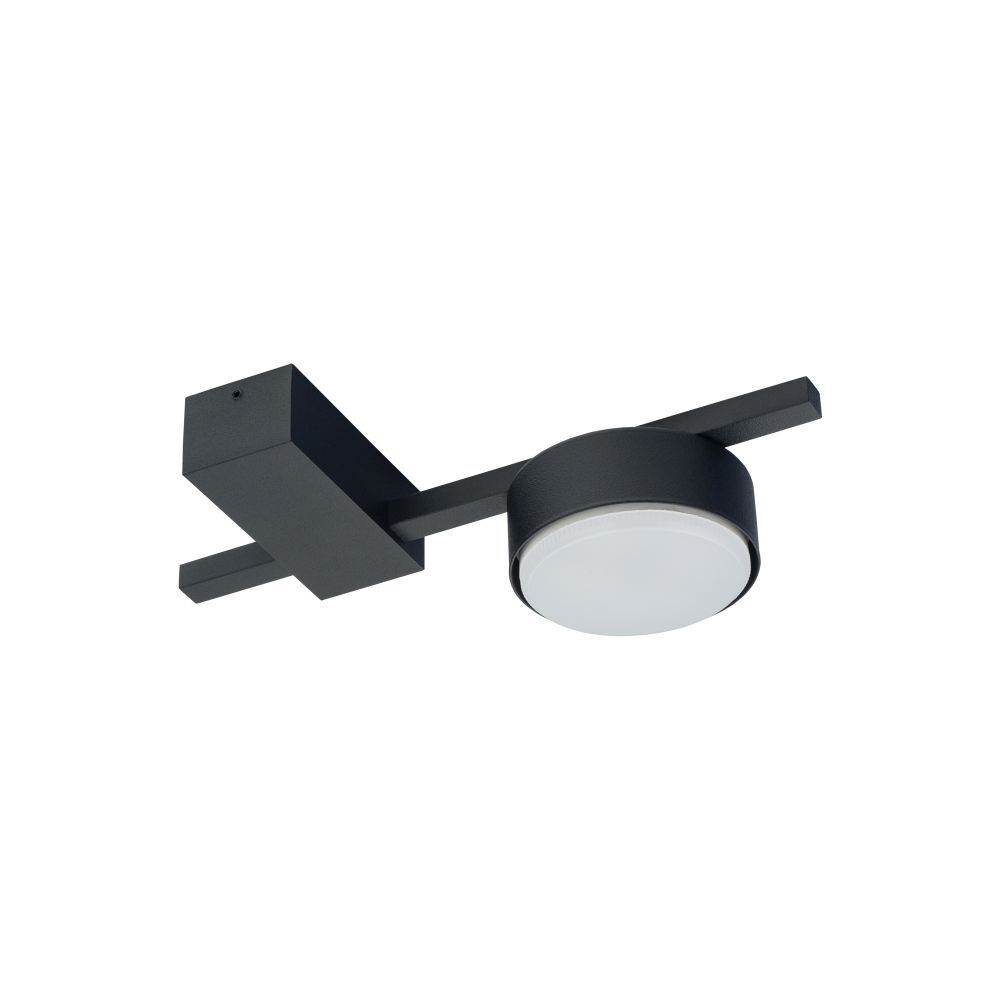 Schwarze Deckenleuchte klein L:23cm Aluminium Metall