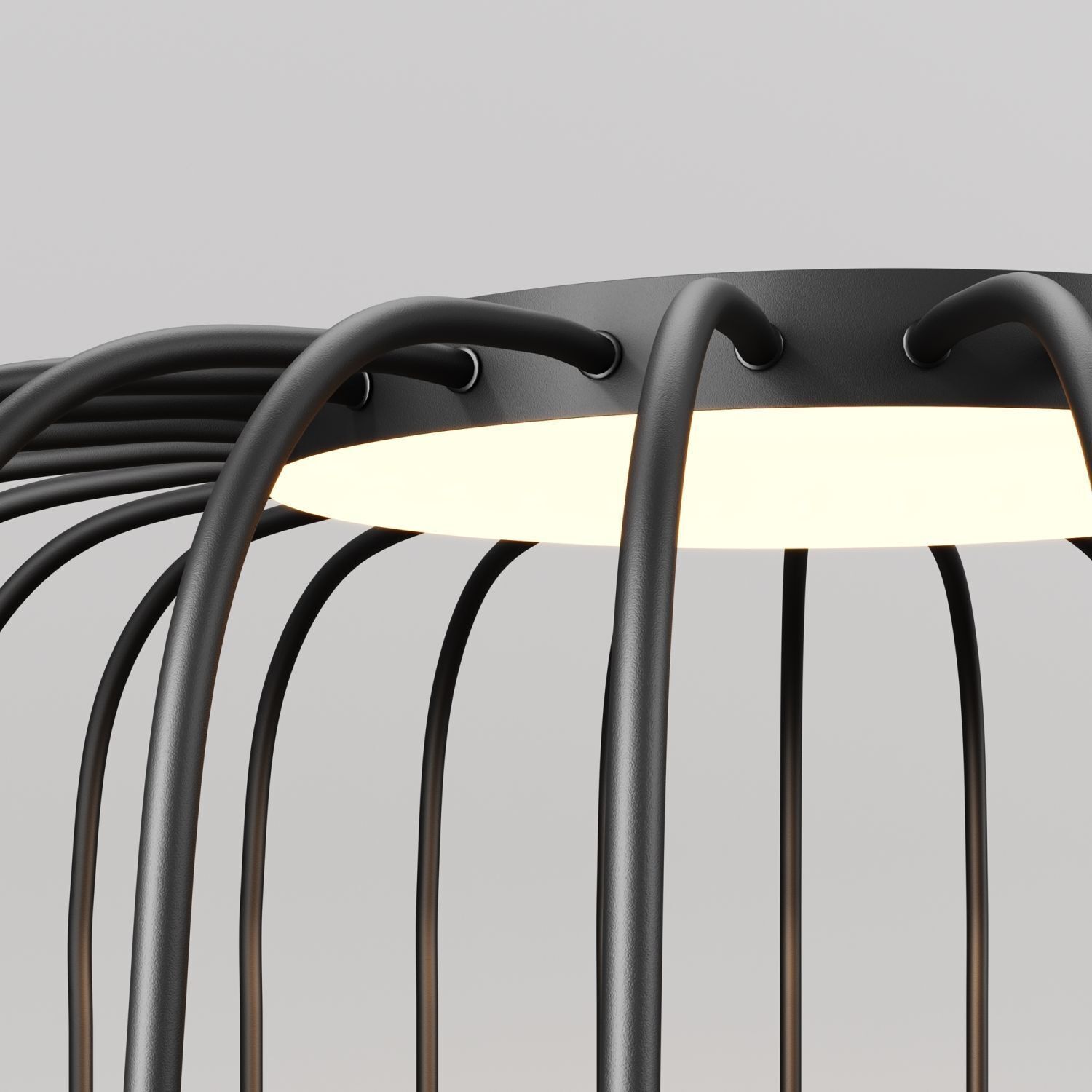 LED Wegeleuchte Edelstahl Graphit IP65 65 cm 3000 K Lampa, Stehlampe, Metall, Schwarz, Rund