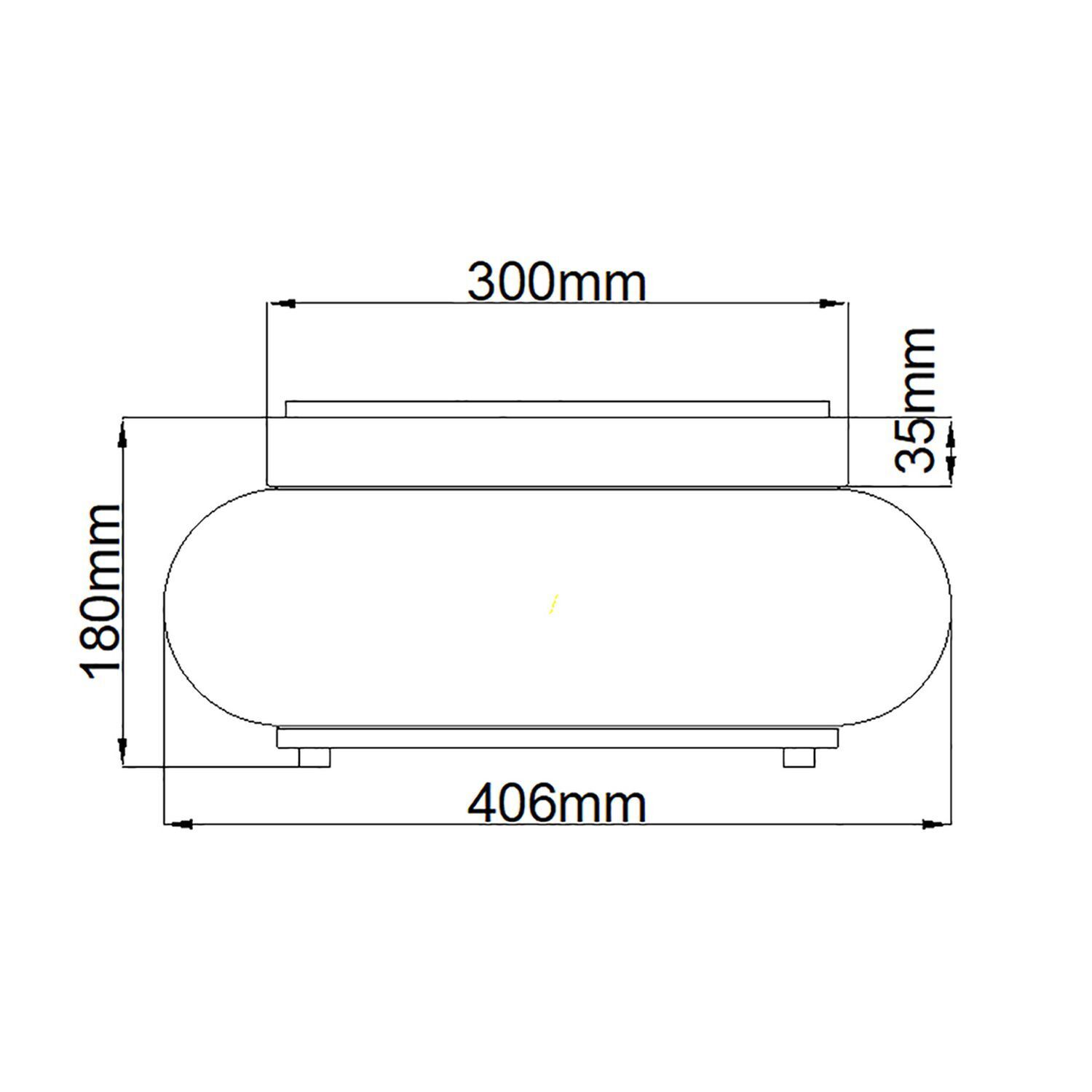 Deckenlampe IP44 Bad rund Ø 40,6 cm 3x E27 Chrom Diagramm, Handlung