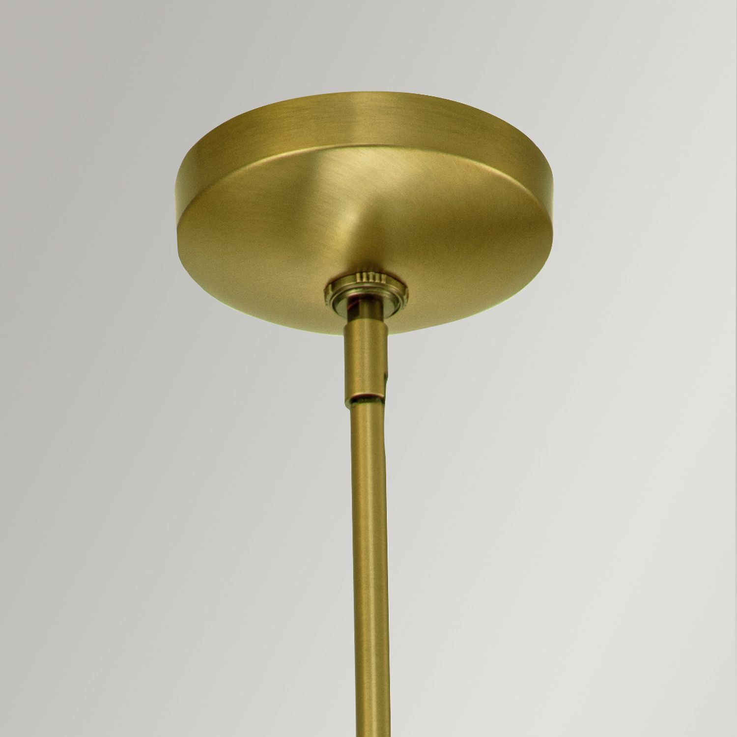 Hängelampe Glas Metall E27 17,8 cm breit Art Déco