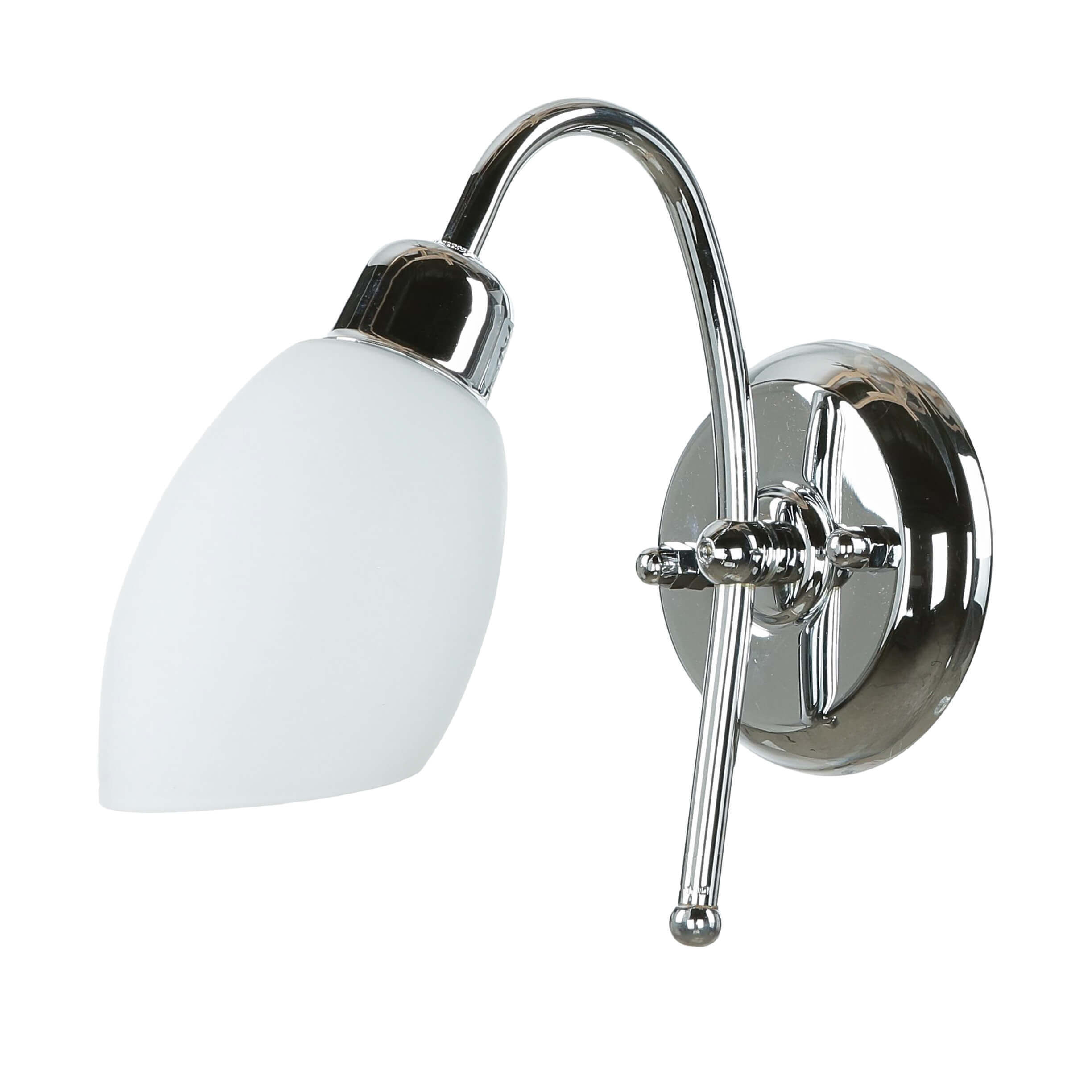 Badlampe Chrom Echt-Messing E14 rostfrei ISMENE