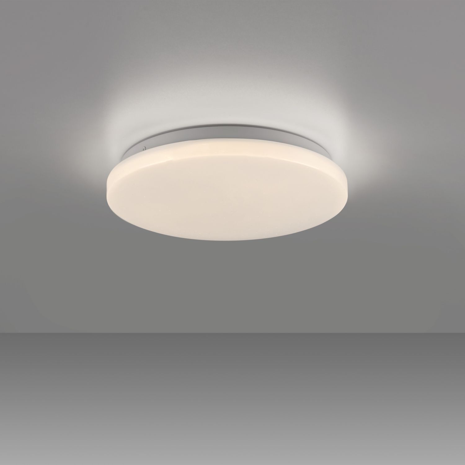 Blendarme LED Deckenlampe Weiß Ø22 cm rund 8 W wohnlich