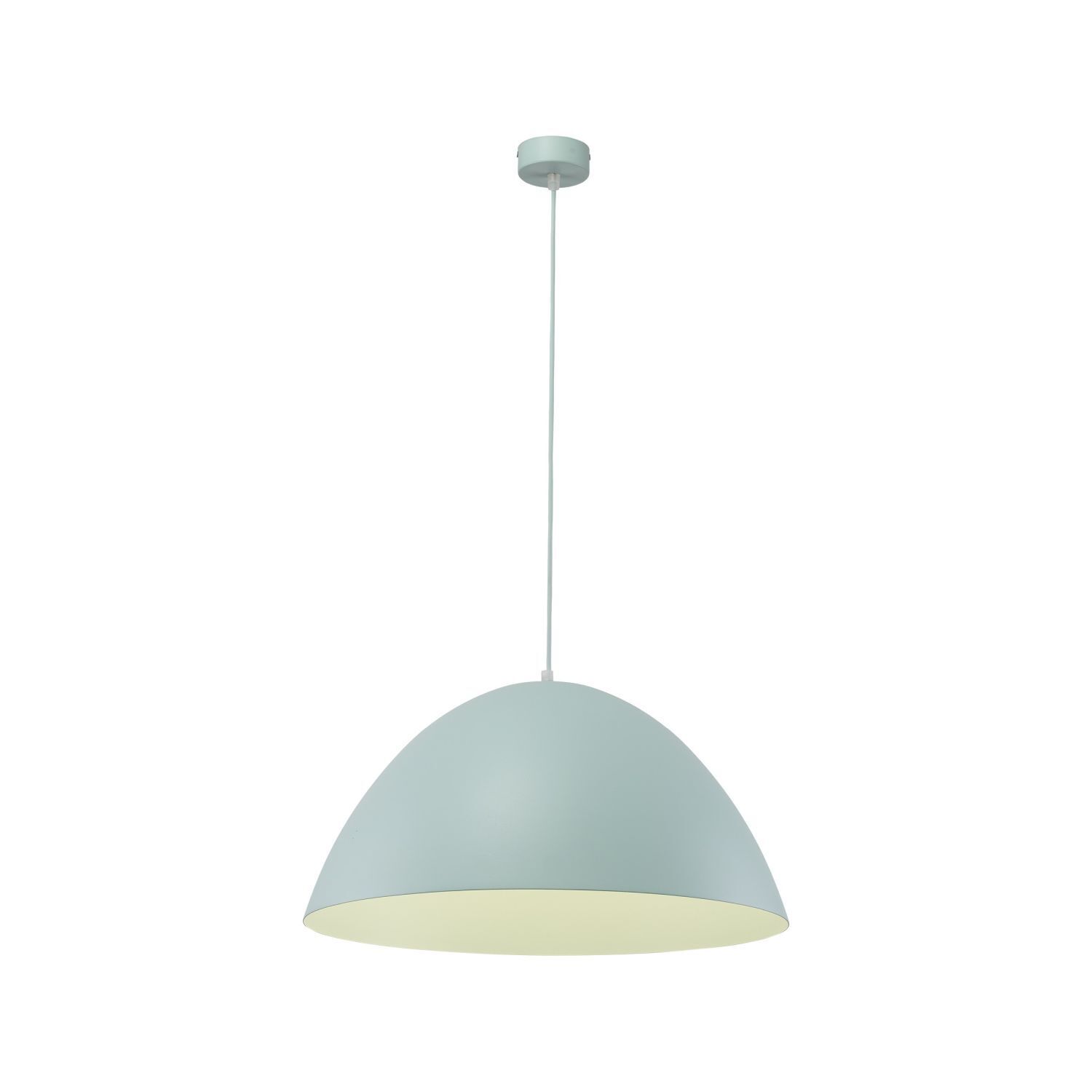 Hängeleuchte Metall Ø 50 cm H: max. 170 cm E27 Mint Grün
