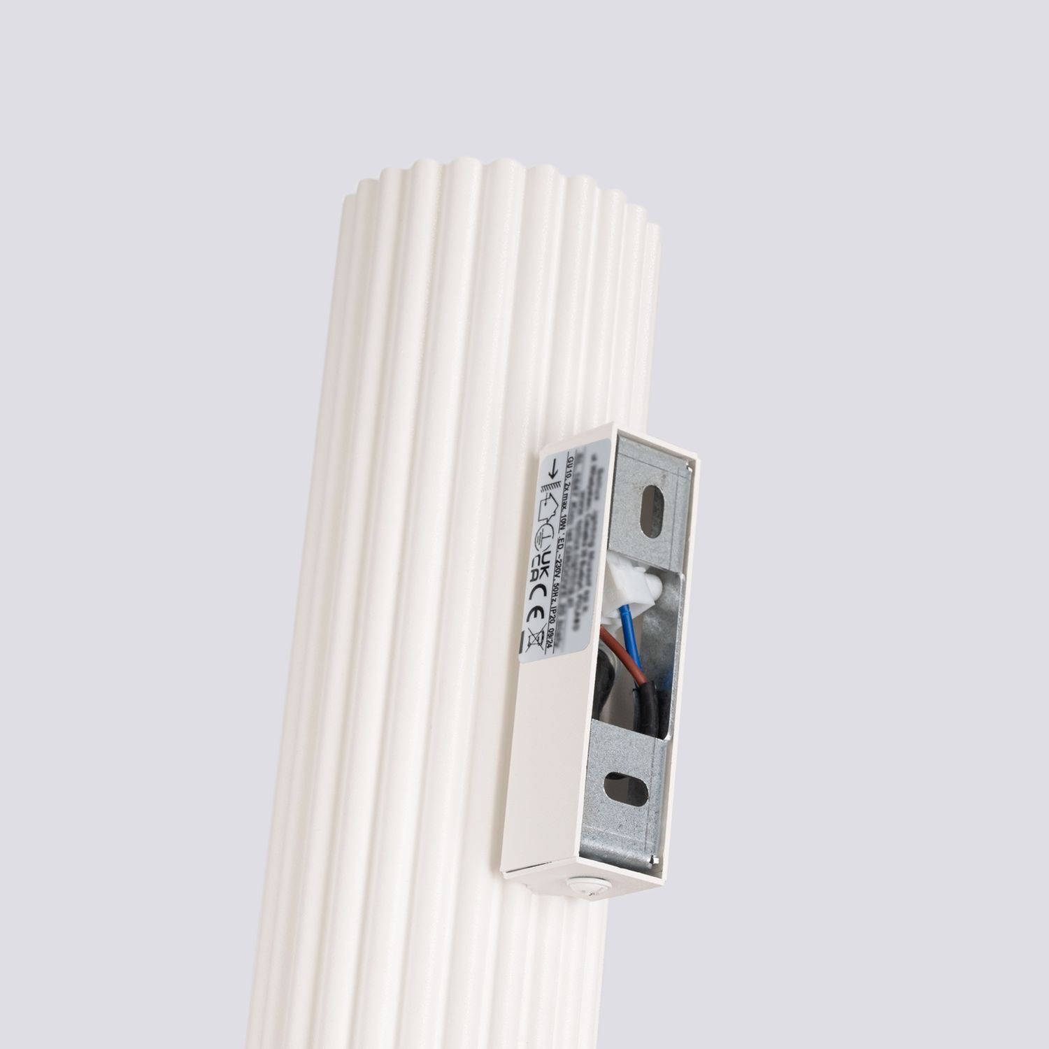 Up Down Wandlampe H: 30 cm Creme GU10 2-flammig länglich