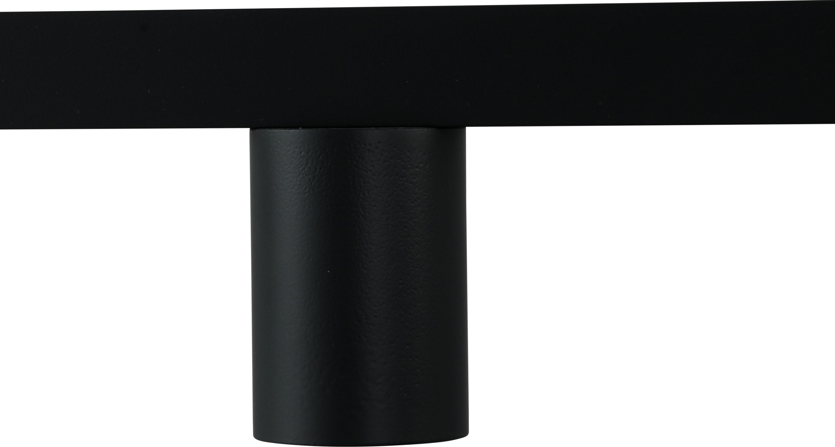 Schwarze Pendelleuchte Metall 6-flammig 160 cm
