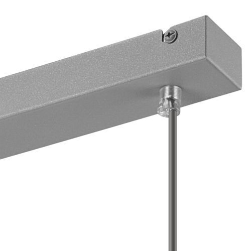 Elegante Hängeleuchte LAILA Grau Skandinavisch