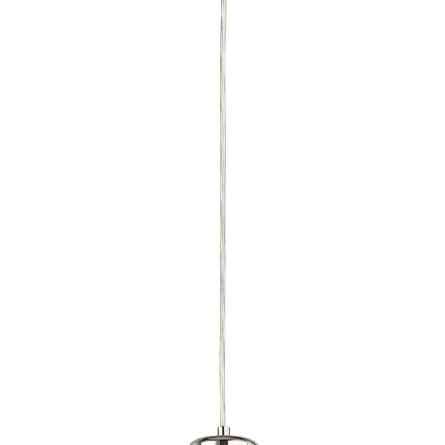 LED Hängelampe Glas verstellbar Ø 11,5 cm 3000 K