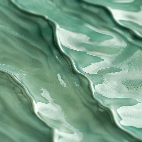 Keramiklampen muster, textur, grün, wellige oberfläche, kunststoff?