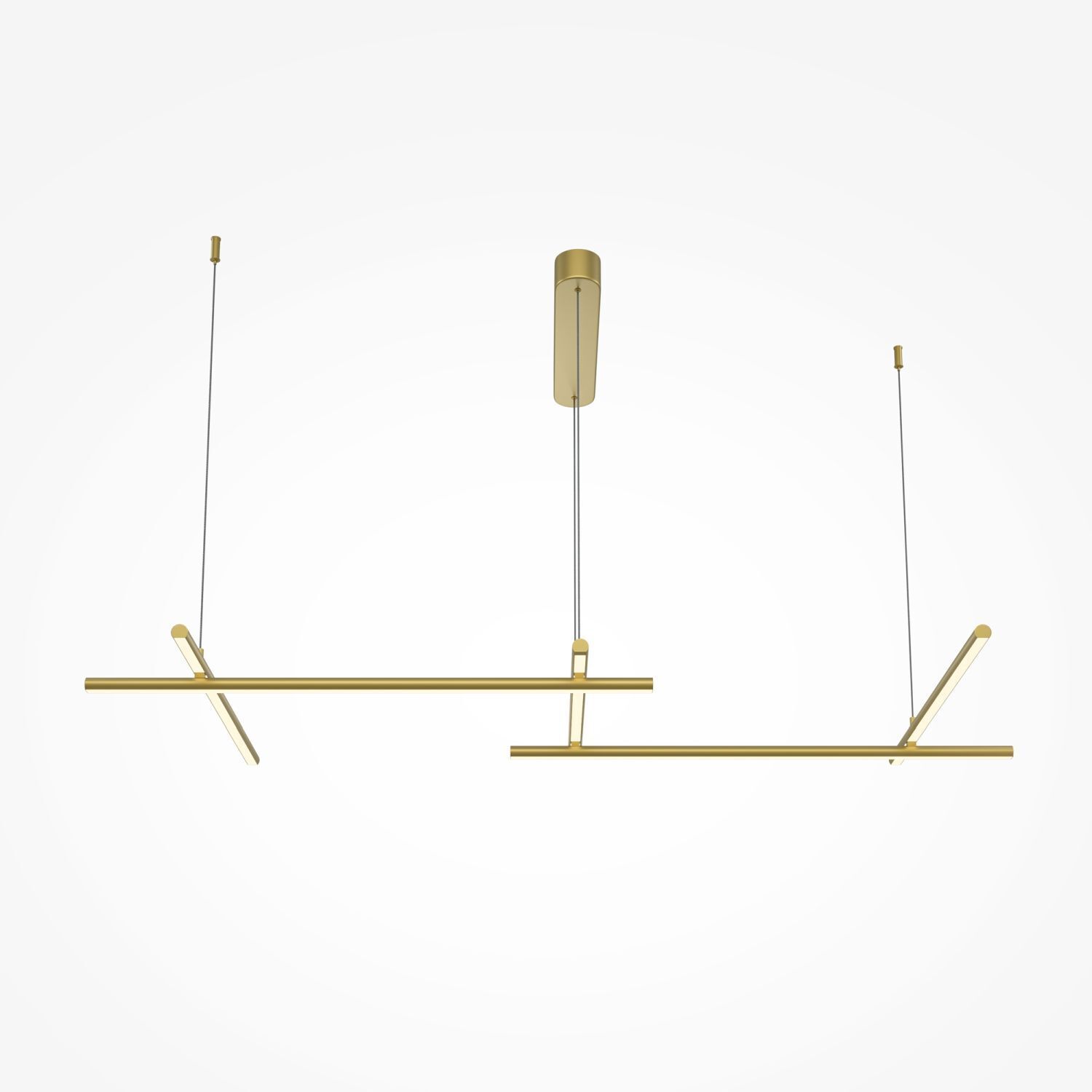 Pendelleuchte LED Aluminium H: max. 310 cm in Gold SIRI