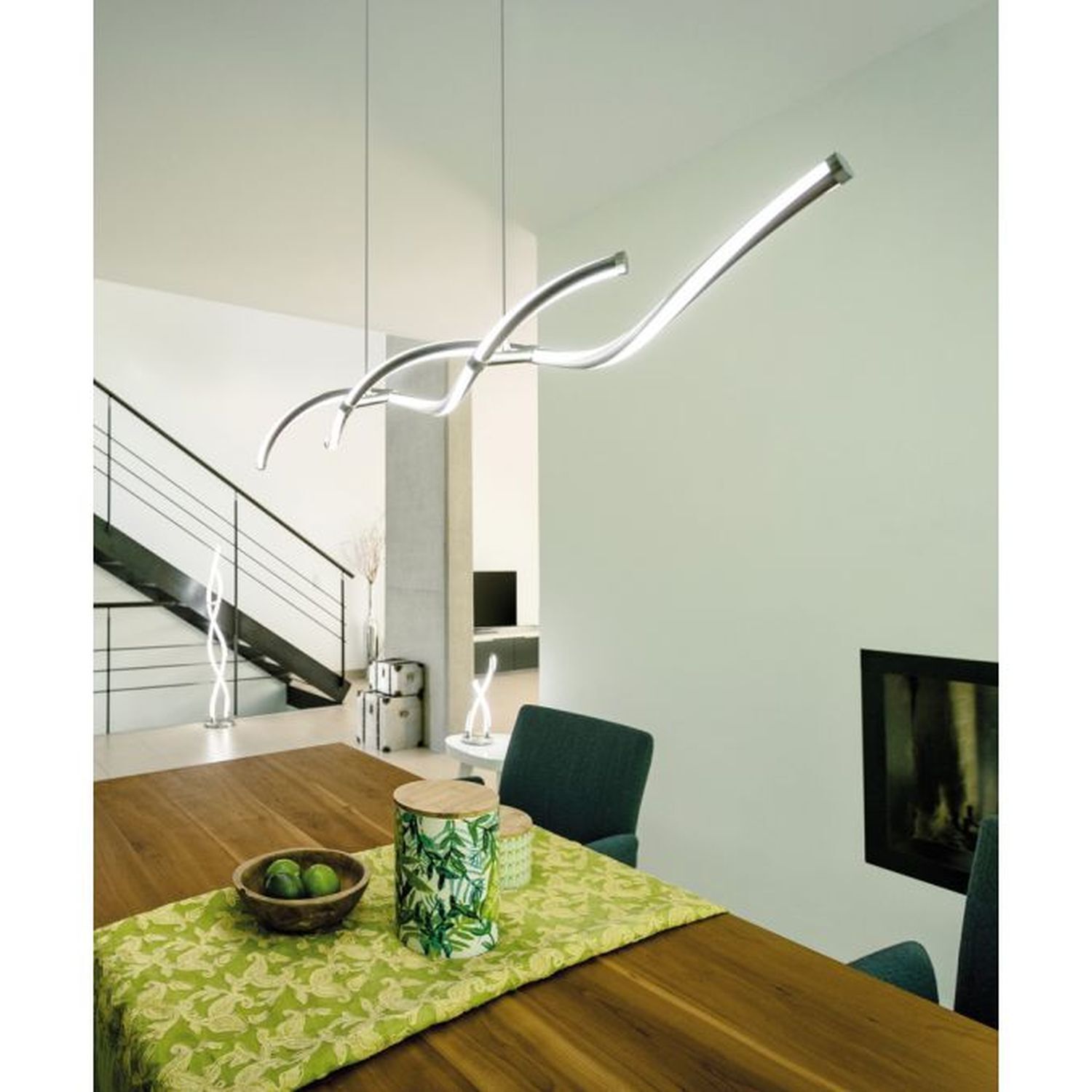 Innenarchitektur, Esstisch, Tisch, Treppe, Esszimmer