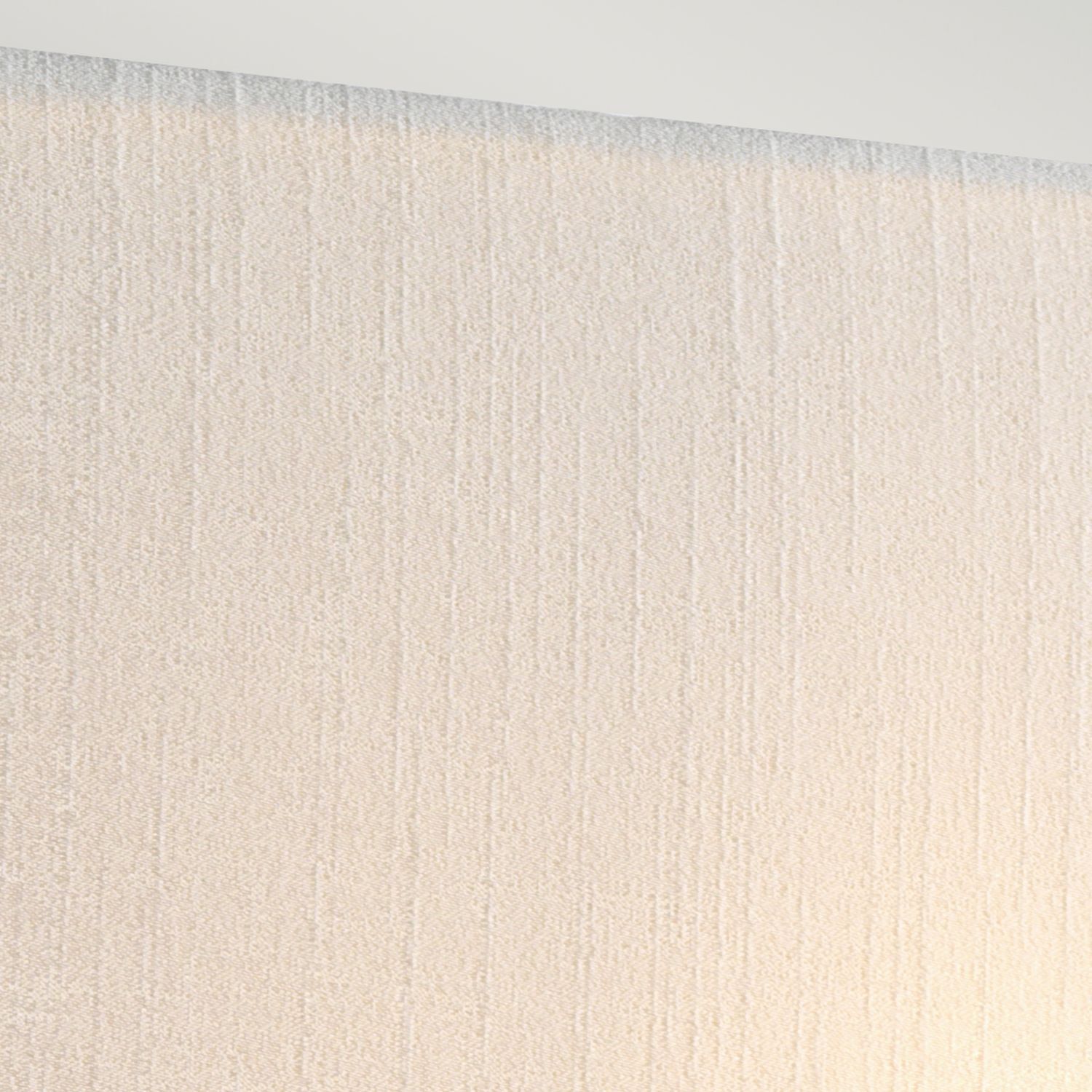 Wandleuchte Stoff Schirm Up Down Creme Chrom eckig Dekoration für Zuhause, Textur, Leinen, Innenarchitektur, Teppich