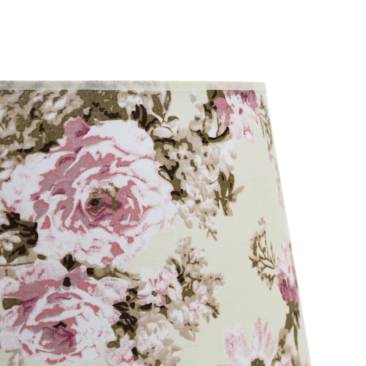 Stoff Lampenschirm Weiß Rosa E27 Pendelleuchte Lampe, Lampenschirm