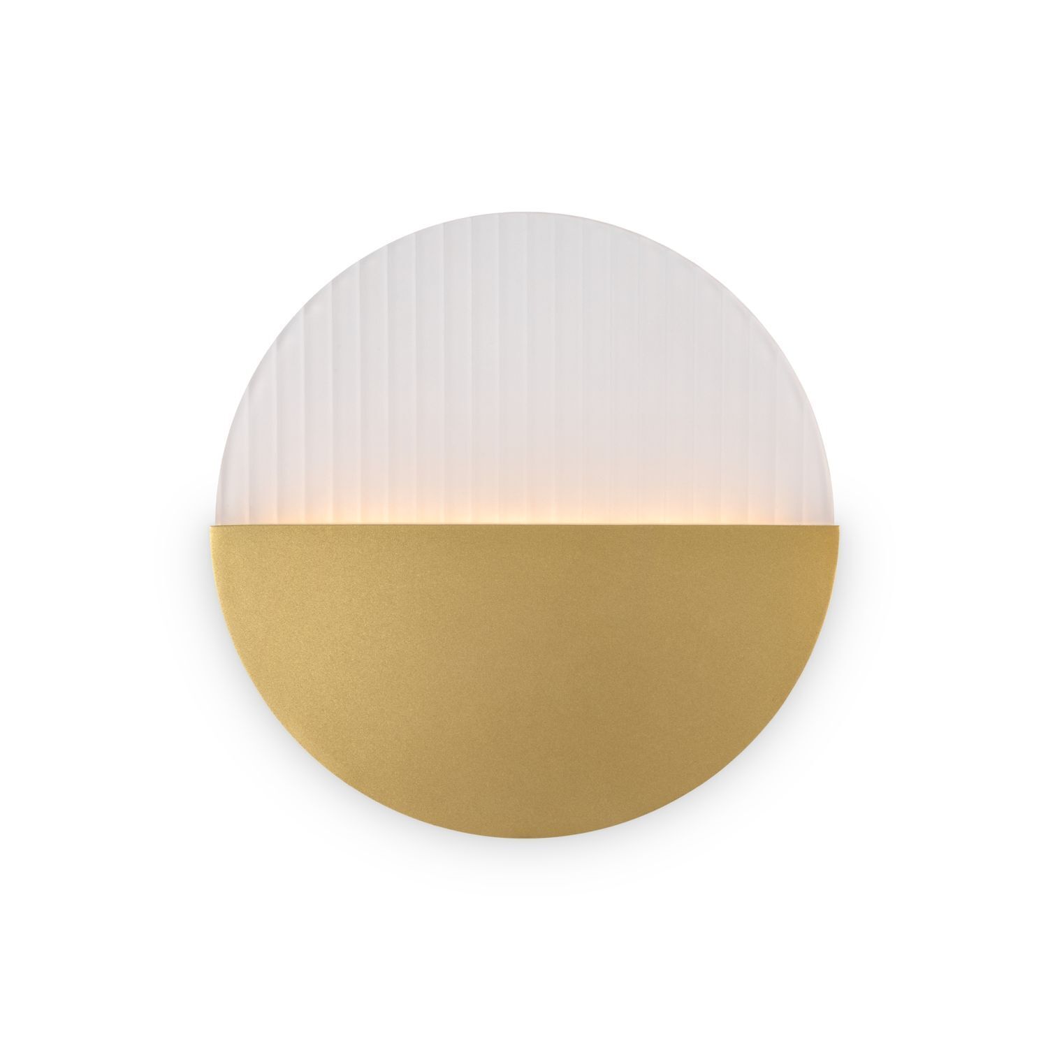 LED Wandleuchte Metall Glas Ø 30 cm rund 200 lm Modern