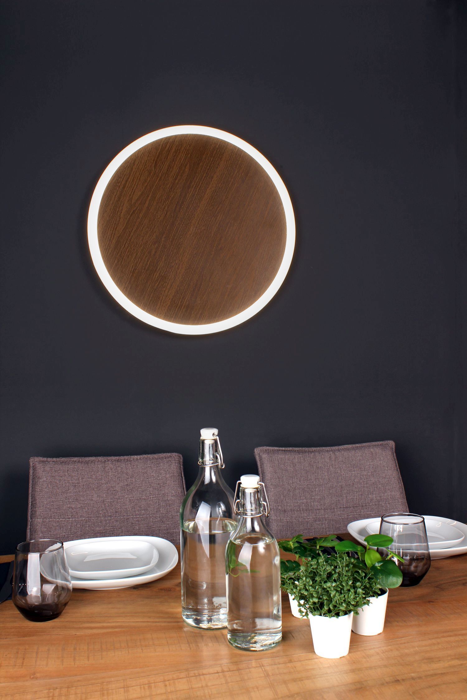 Innenarchitektur, Esstisch, Tisch, Tischplatte, Holz