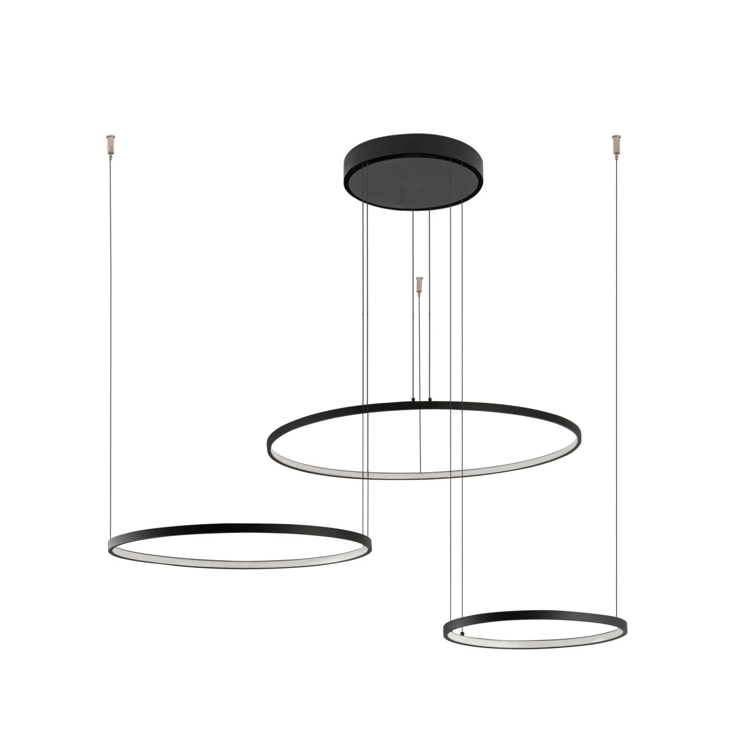 Hängeleuchte LED Schwarz 4000 K 1800 lm Metall Modern