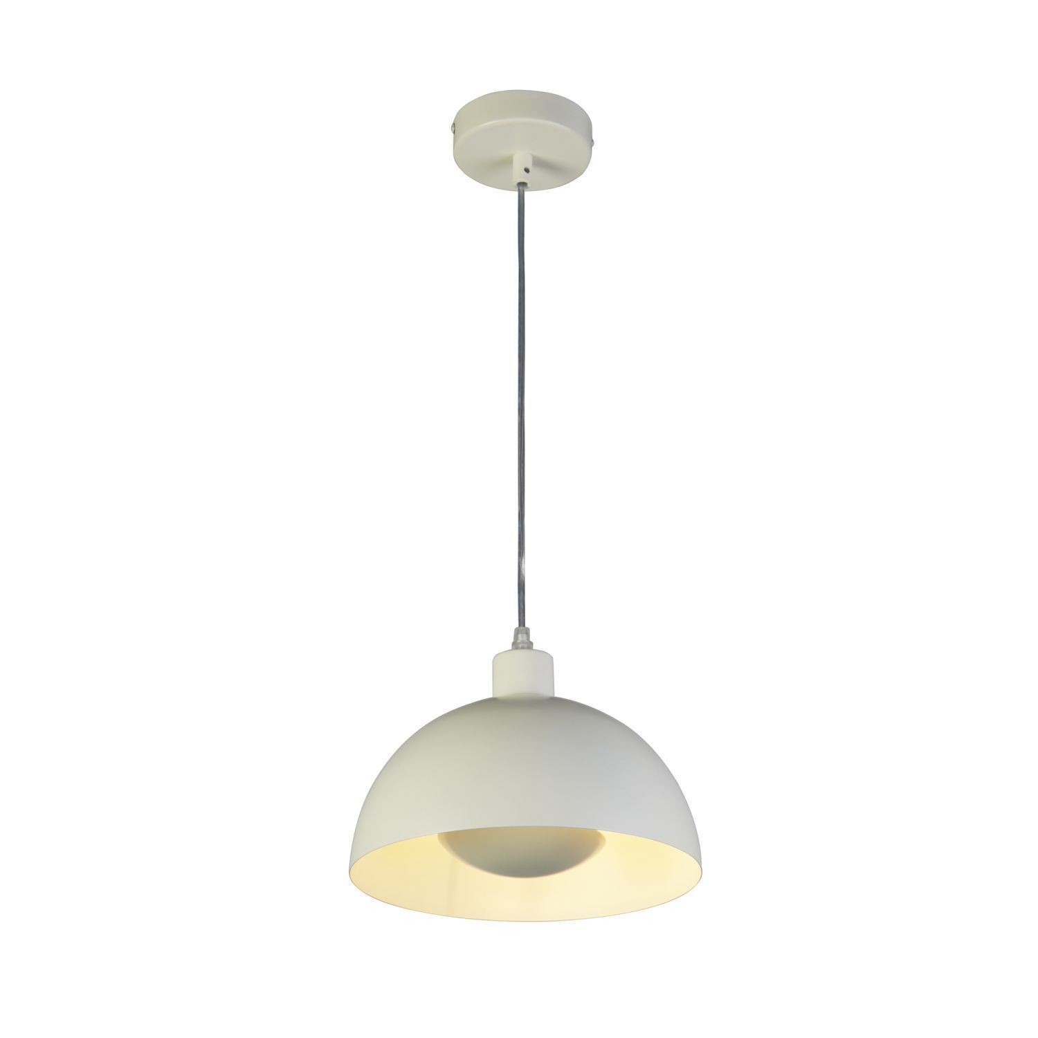 Pendelleuchte Loft E27 bis 60 W Ø25 cm Metall in Creme
