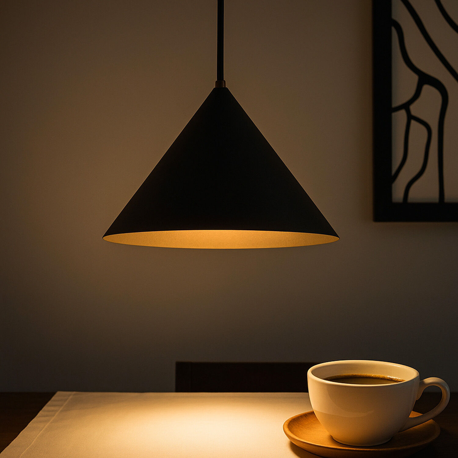 Lampe, Untertasse, Lampenschirm, Kaffee, Kaffeetasse