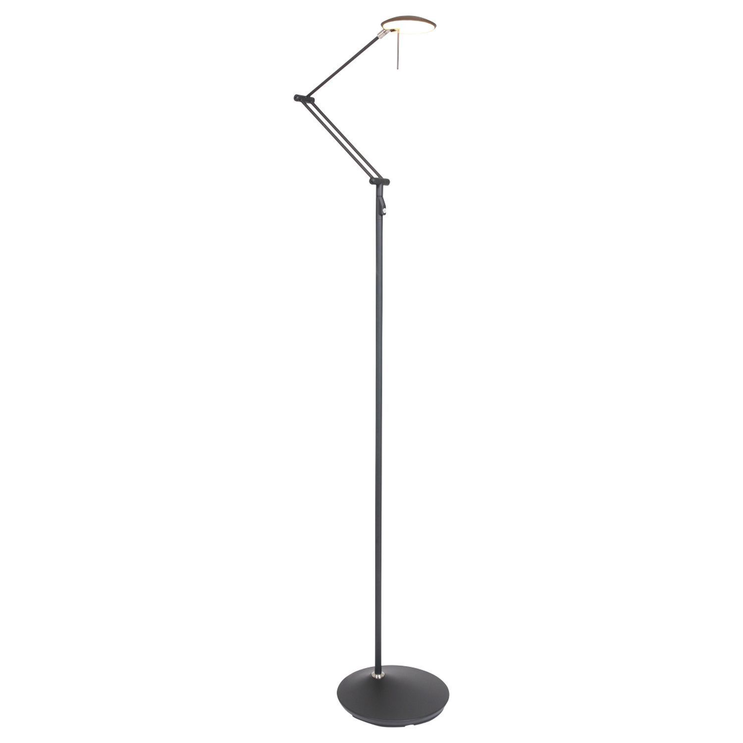 LED Stehlampe Modern Schwarz 185 cm beweglich dimmbar