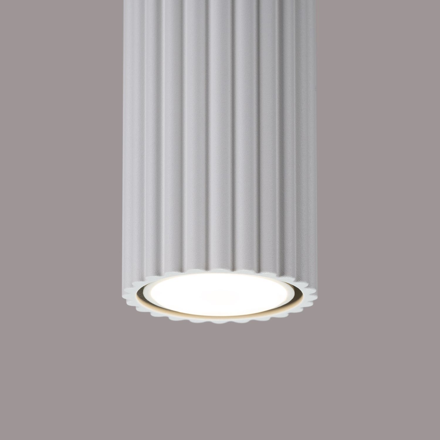 Spot Lampe Decke Weiß GU10 Ø 6,5 cm H: 40 cm Aluminium