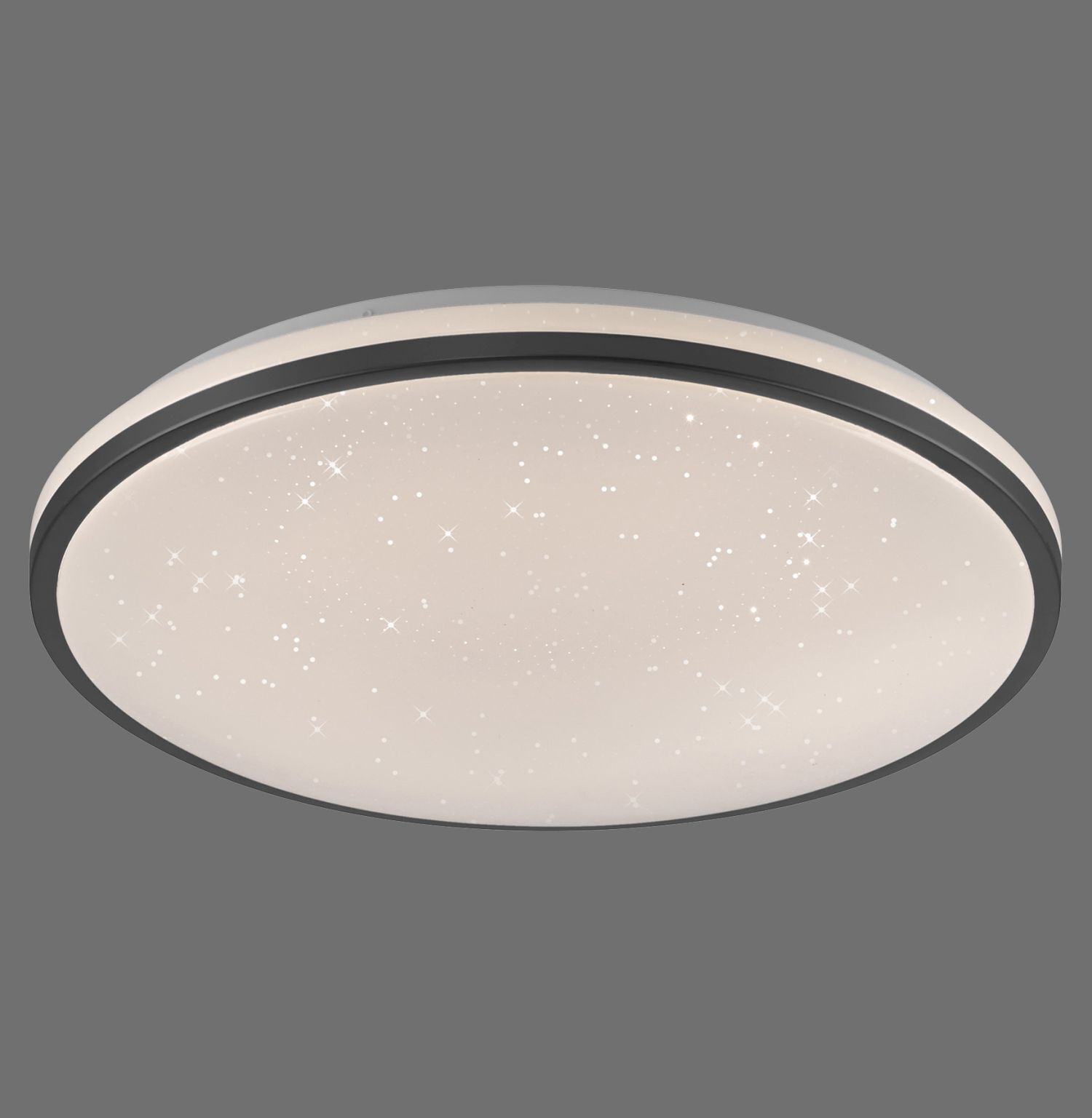 Romantische LED Deckenlampe Nachthimmel Schwarz dimmbar