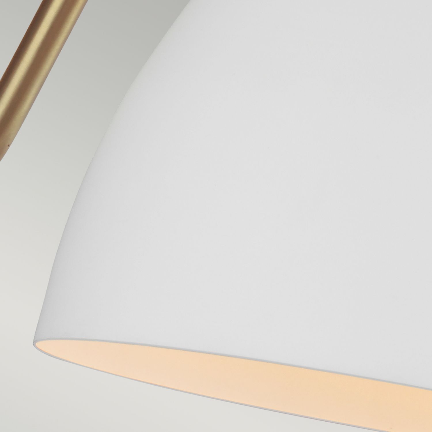 Wandlampe Metall in Weiß Messing E27 Retro Design