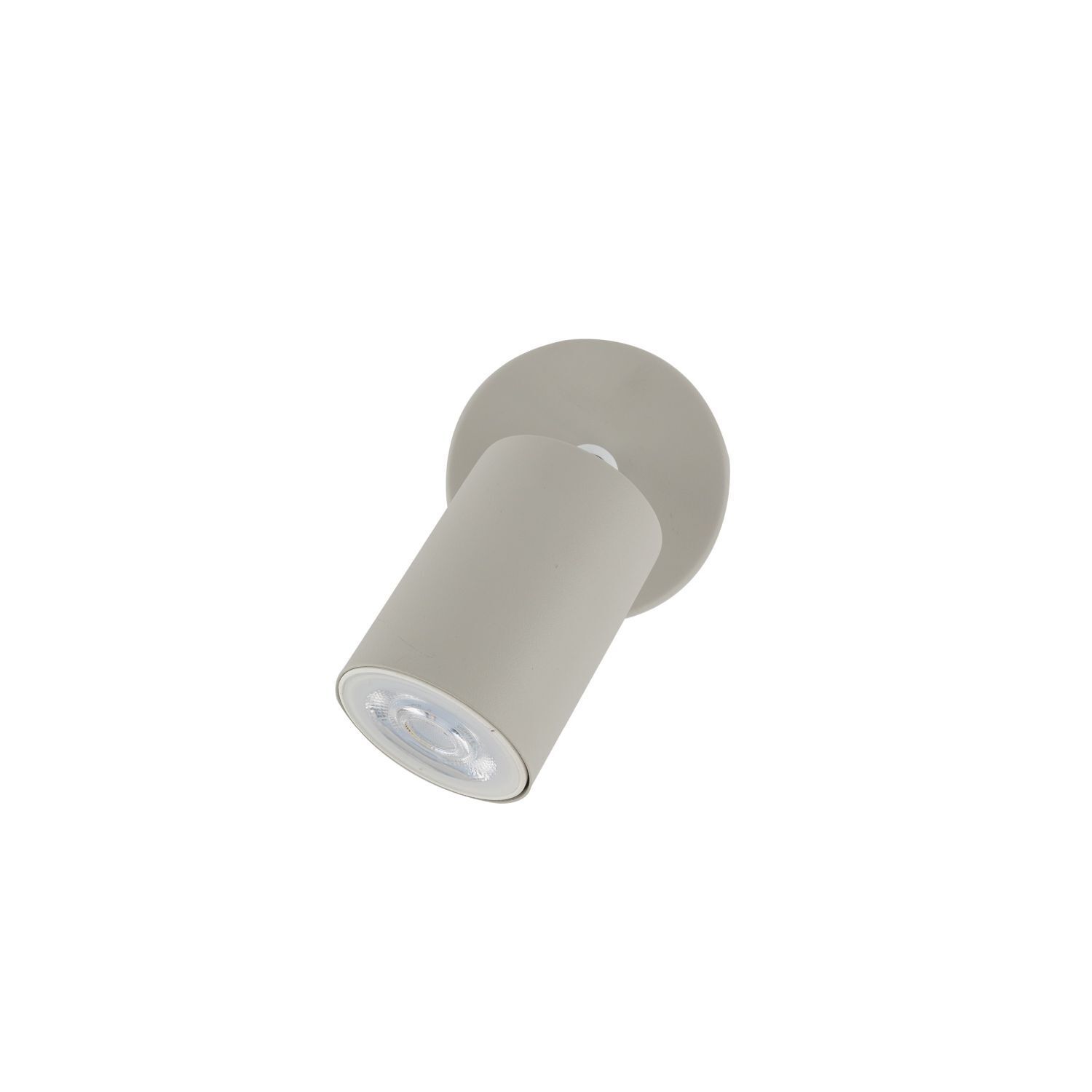 Kinderzimmerleuchte Decke Metall Ø 13 cm klein Beige GU10