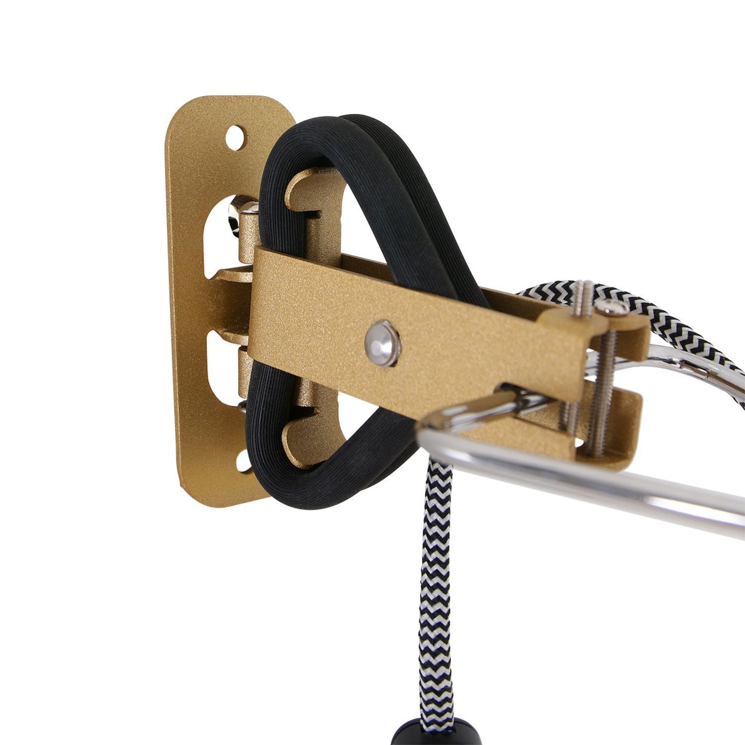 Wandstrahler mit Stecker Metall T:36 cm E27 beweglich