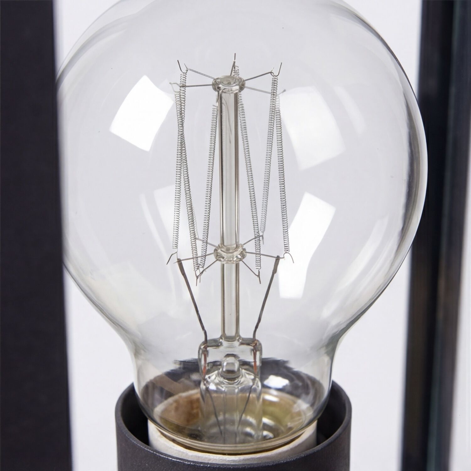 Glühbirne, Glühbirnen-Glaskolben, Edison-Glühbirne, Glühlampen-Innenleben, Leuchtmittel