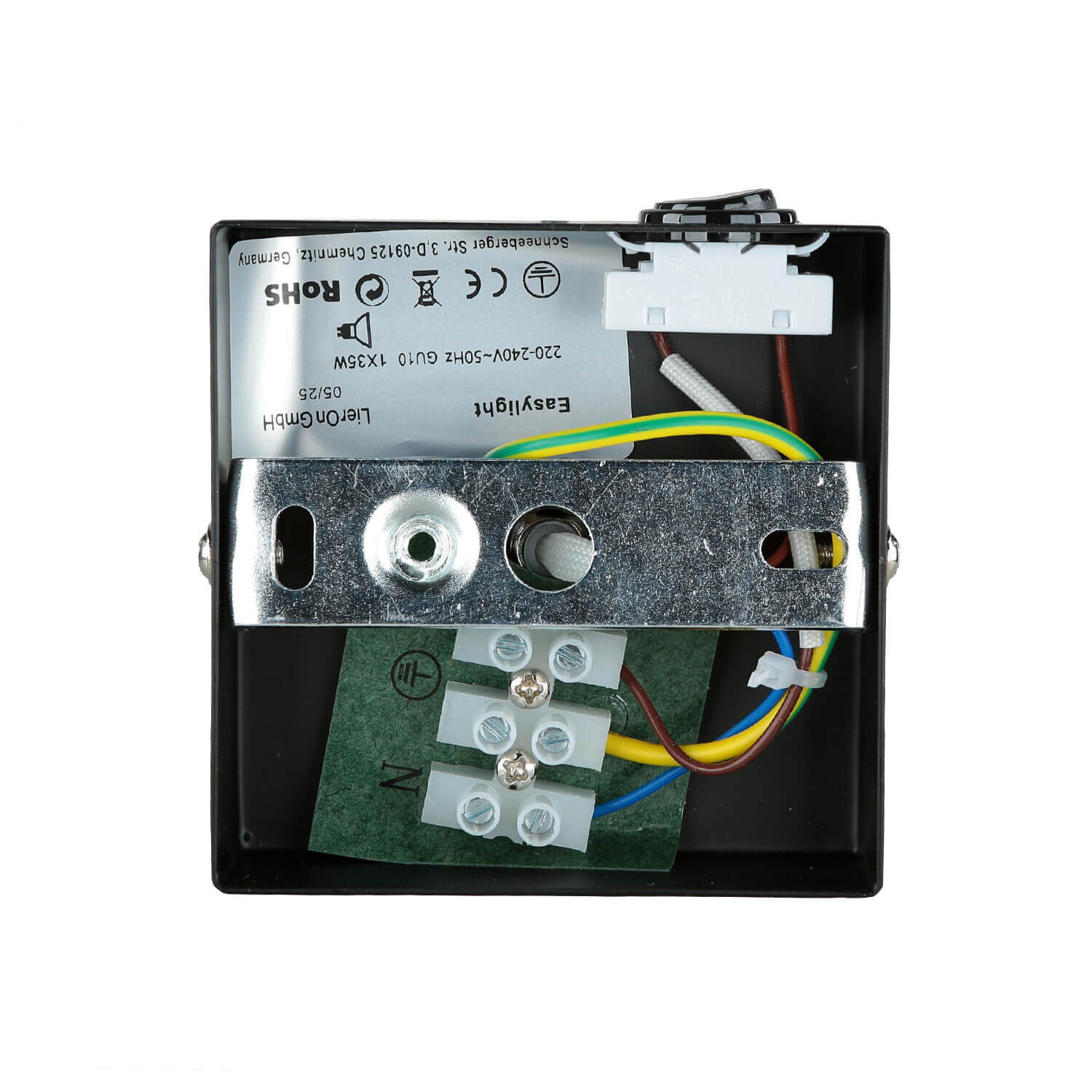 Aufbau Spotstrahler ETNA in Schwarz