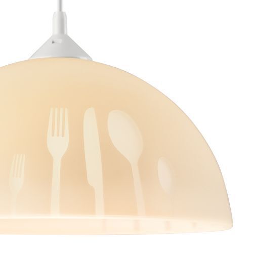 Lampe, Besteck, Gabel