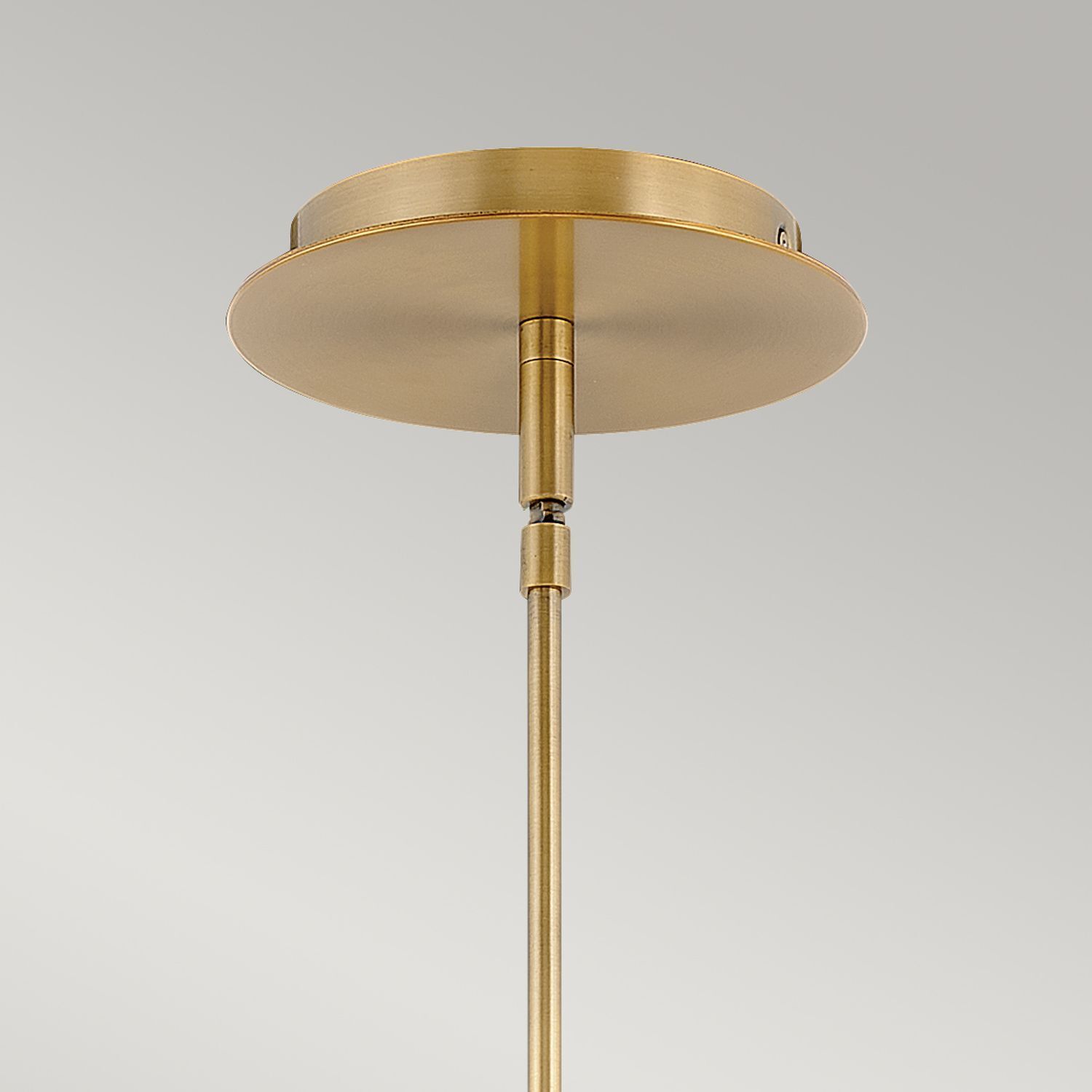 Metall Pendelleuchte LED Ø 12,7 cm in Messing antik