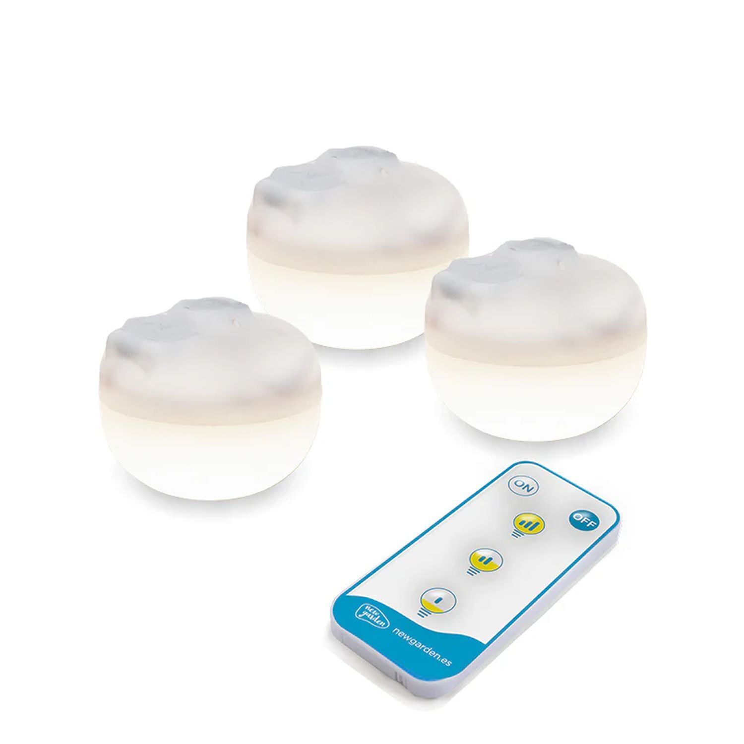 LED Campingleuchte 3er Set Akku Haken Magnet dimmbar IP54