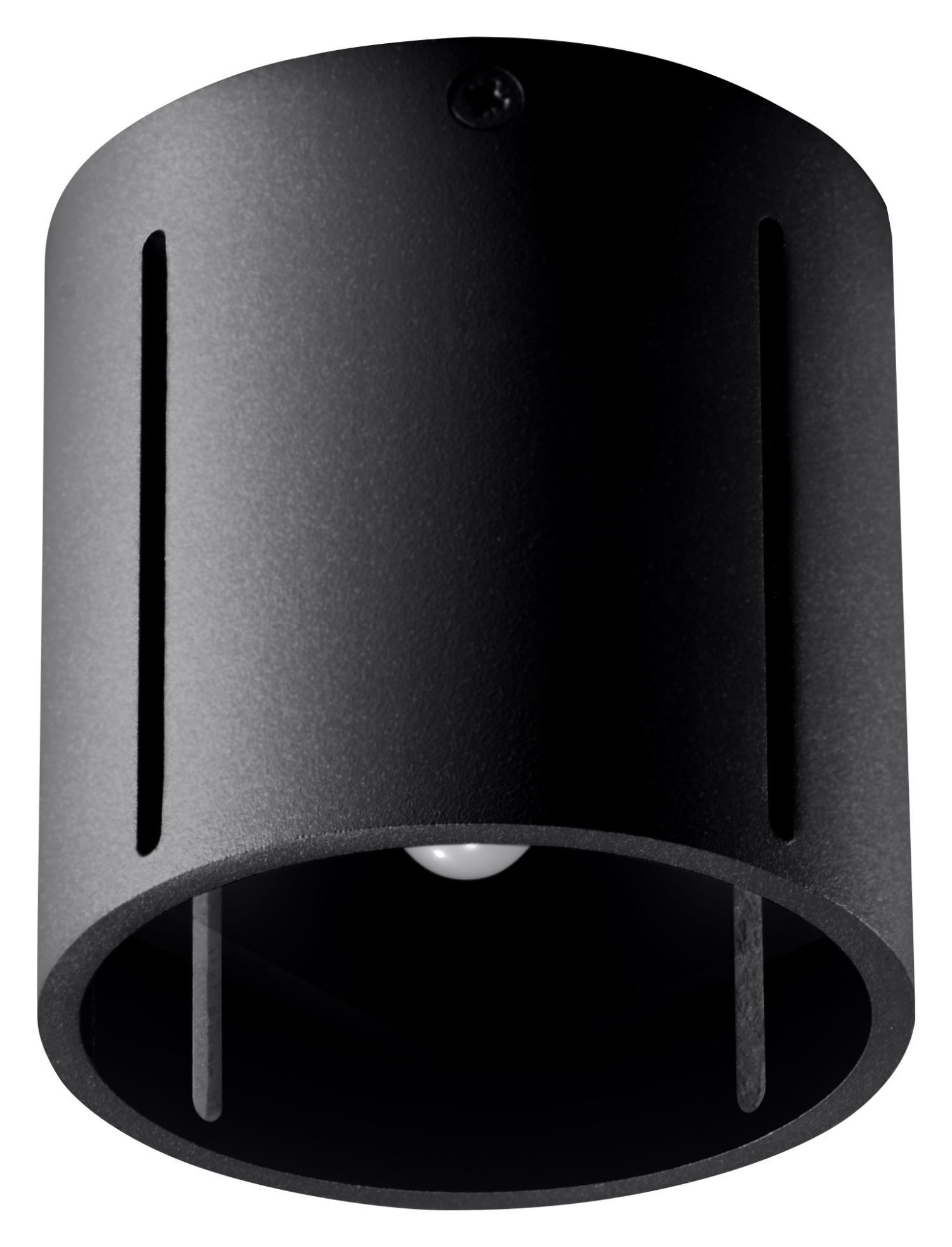 Deckenleuchte Schwarz klein Ø 10 cm Metall G9 Spot