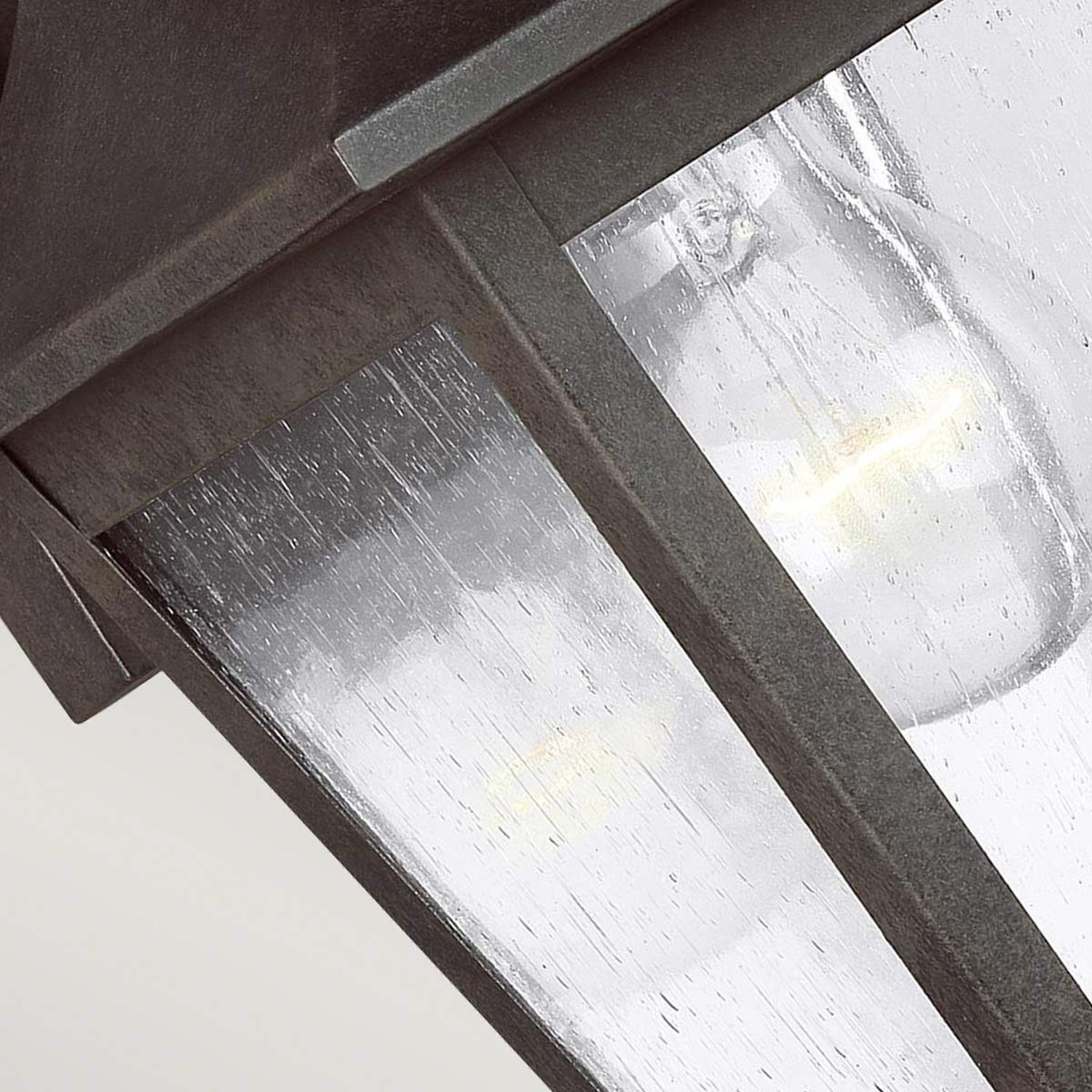 metallisch, Rahmen, Glas, Wandleuchte, Beleuchtung
