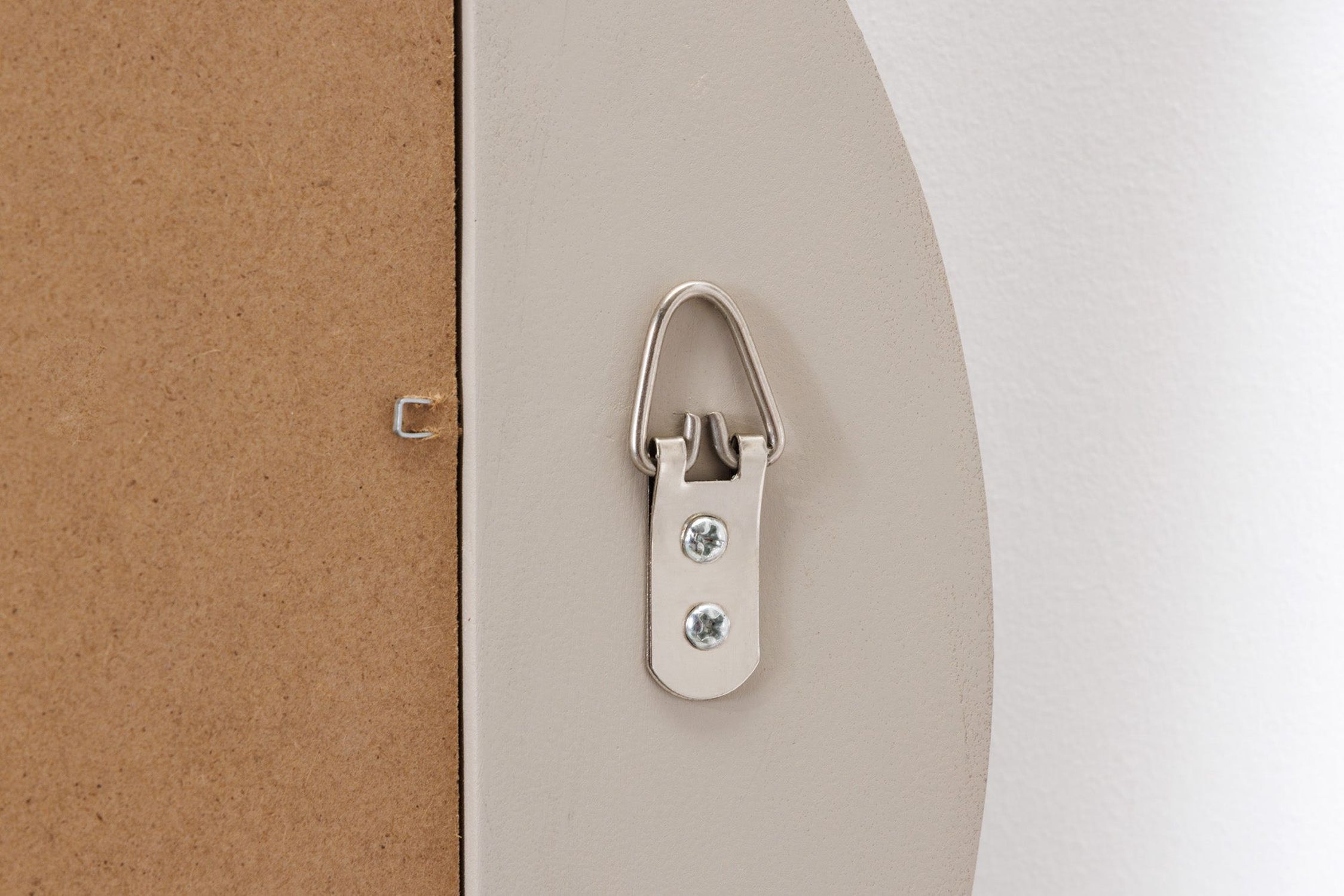 Wandspiegel Modern Greige H: 100 cm asymmetrisches Design Wandspiegel Modern Greige H: 100 cm asymmetrisches Design