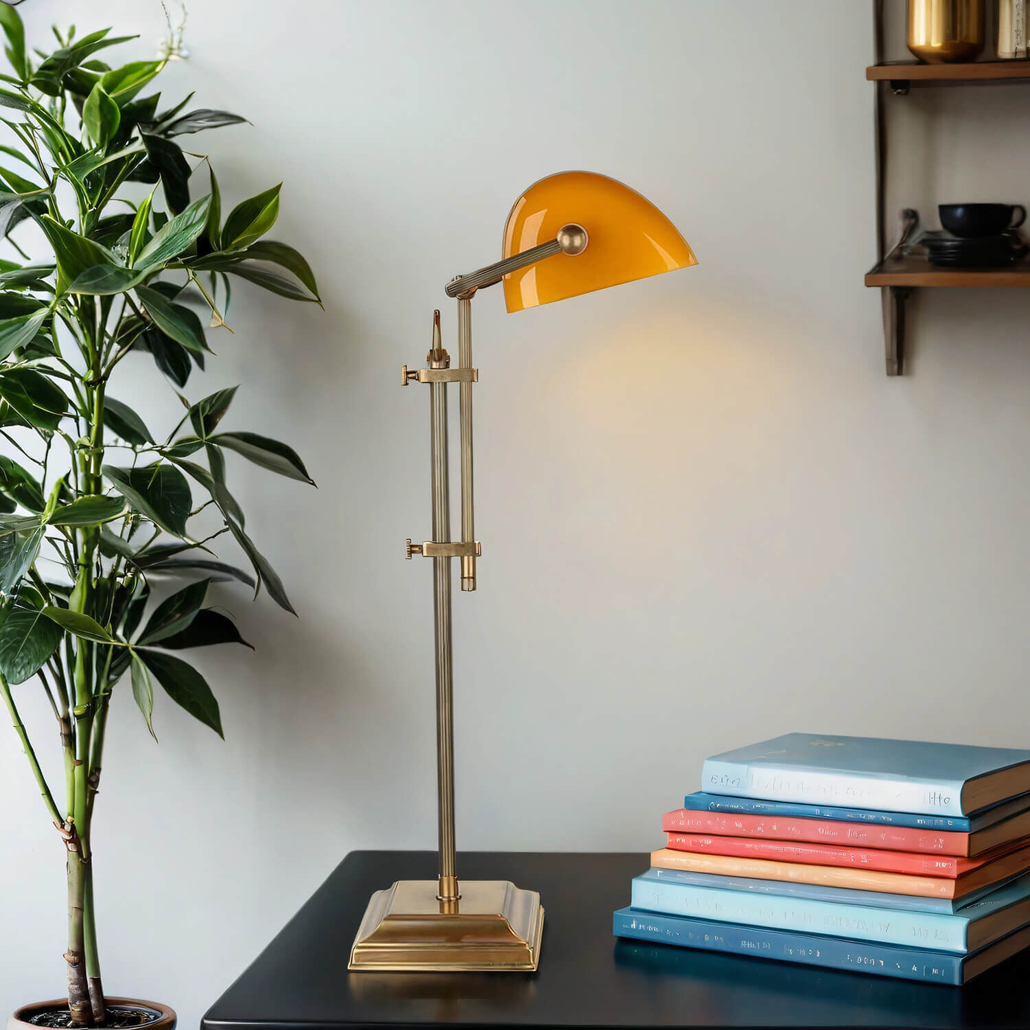 Lampe, Stehlampe, Pflanze