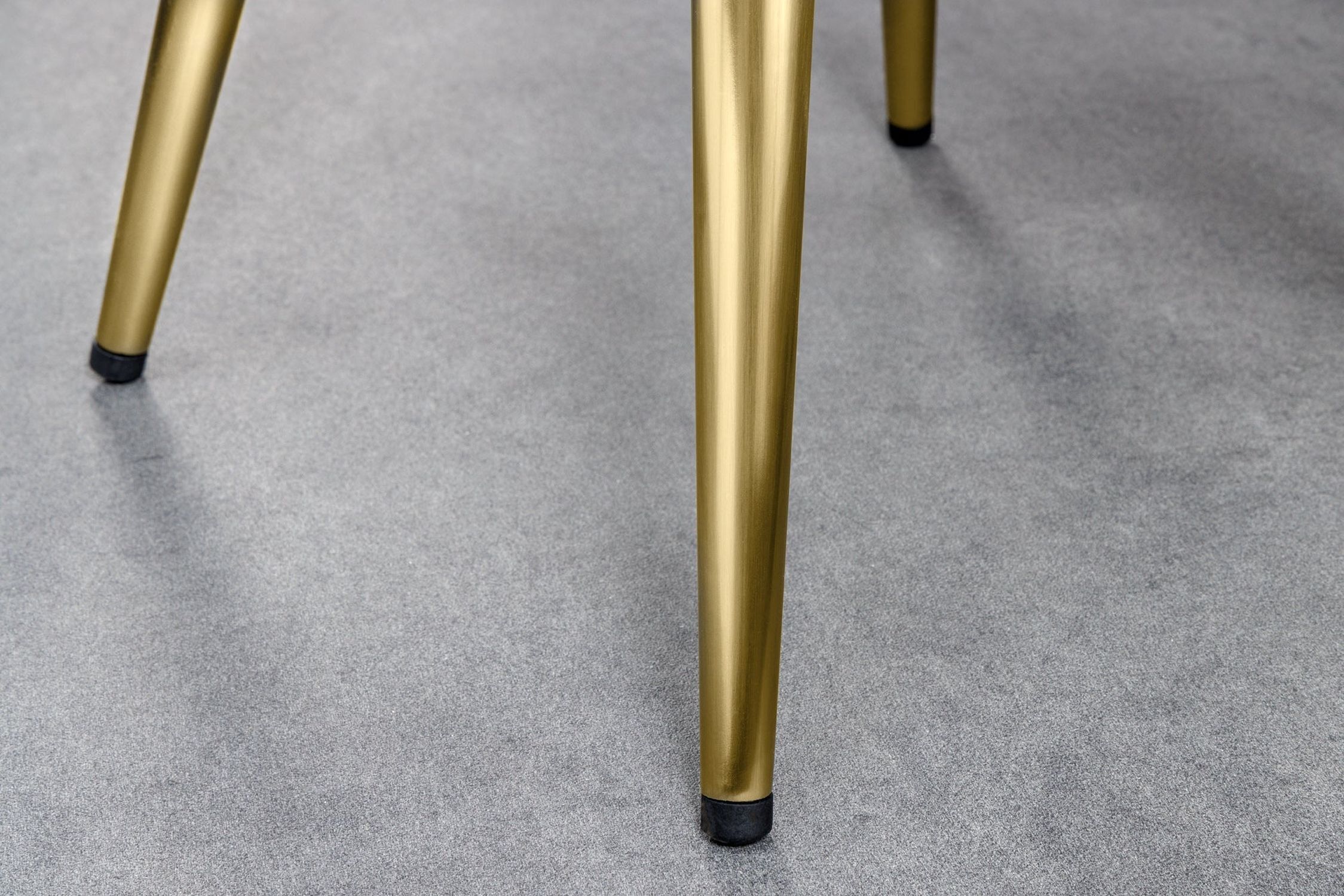 Barhocker höhenverstellbar Metall in Gold Schwarz Fußboden, Mobiliar