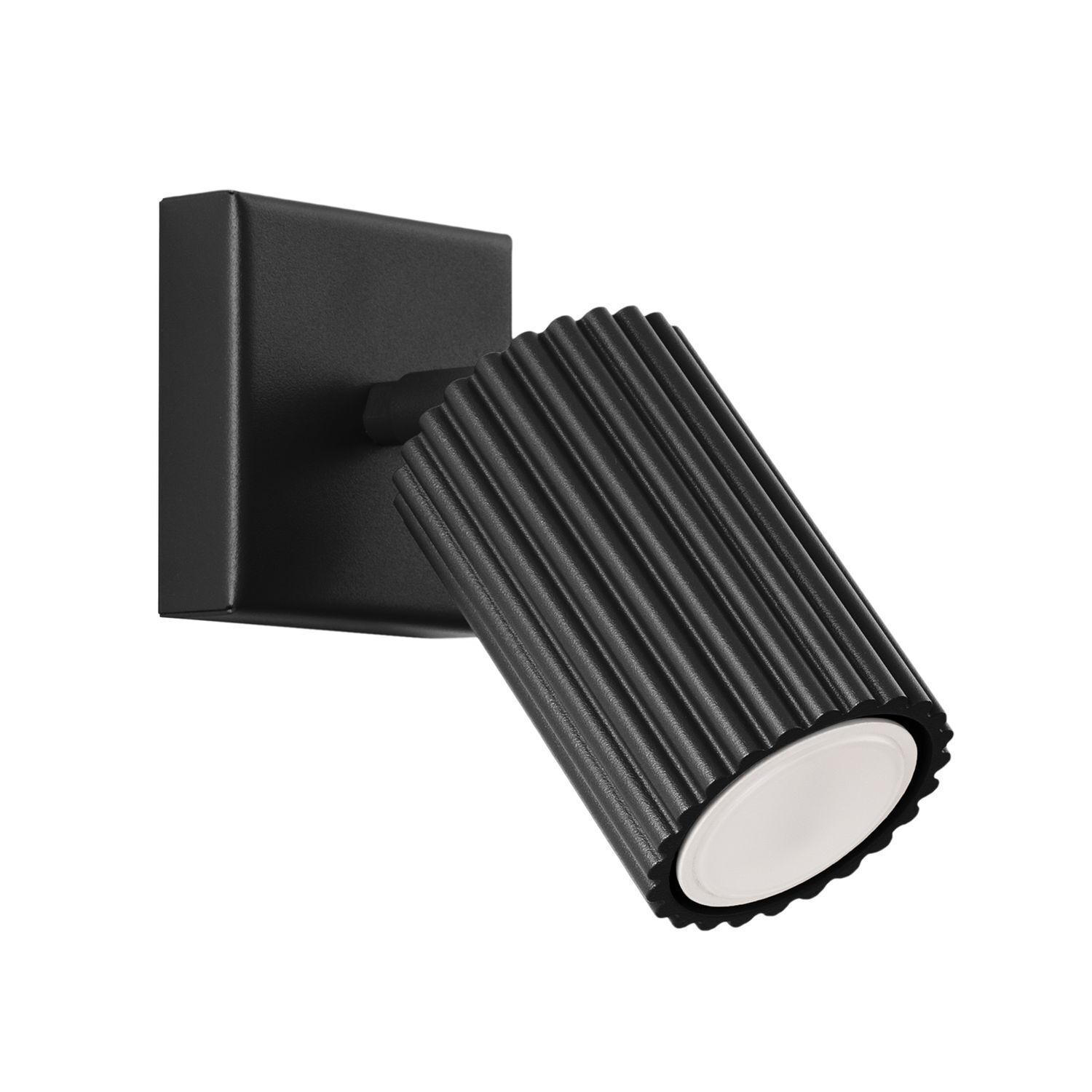 Wandleuchte Schwarz GU10 Modern B: 8 cm klein schwenkbar