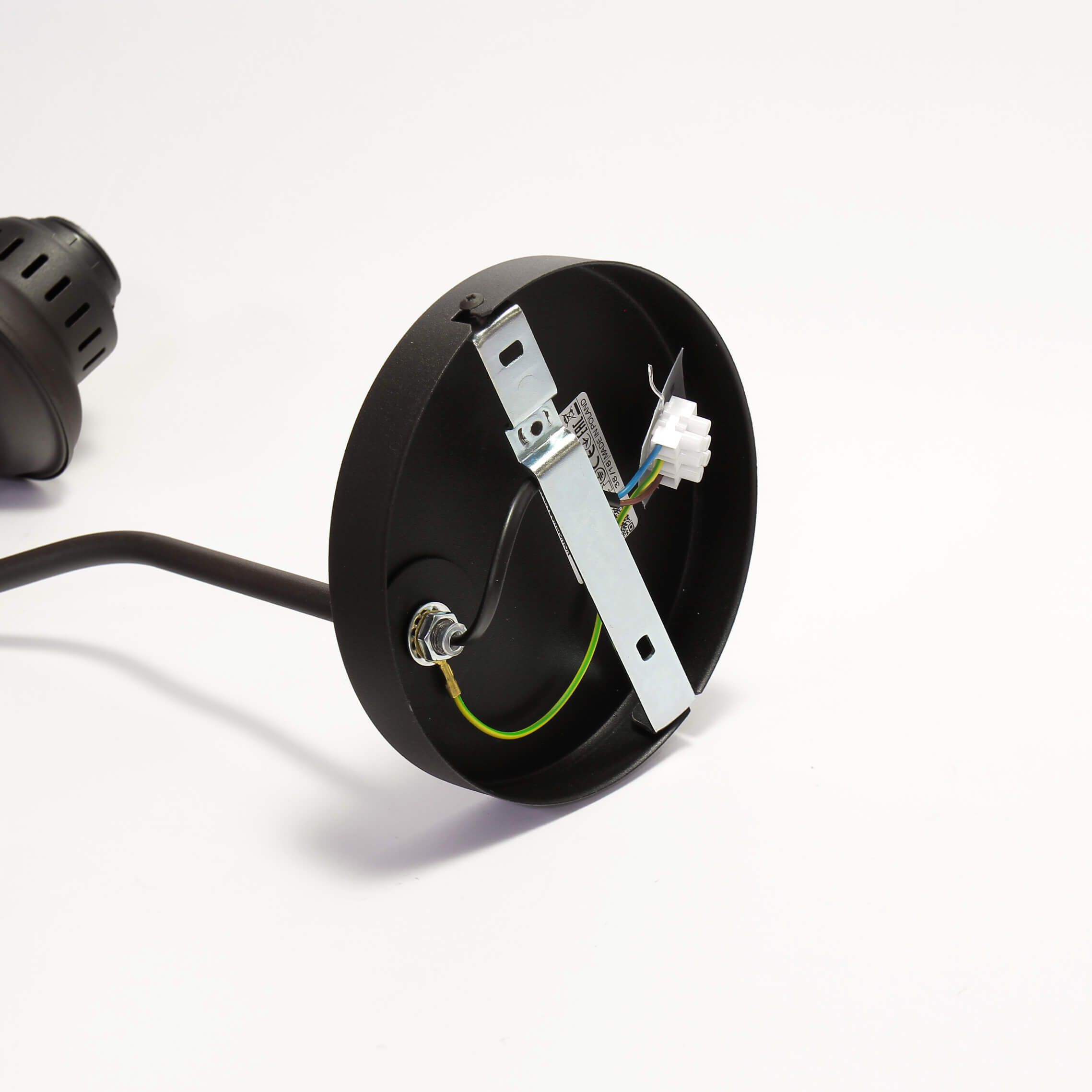 Wandleuchte in Braun Adapter, Elektronik