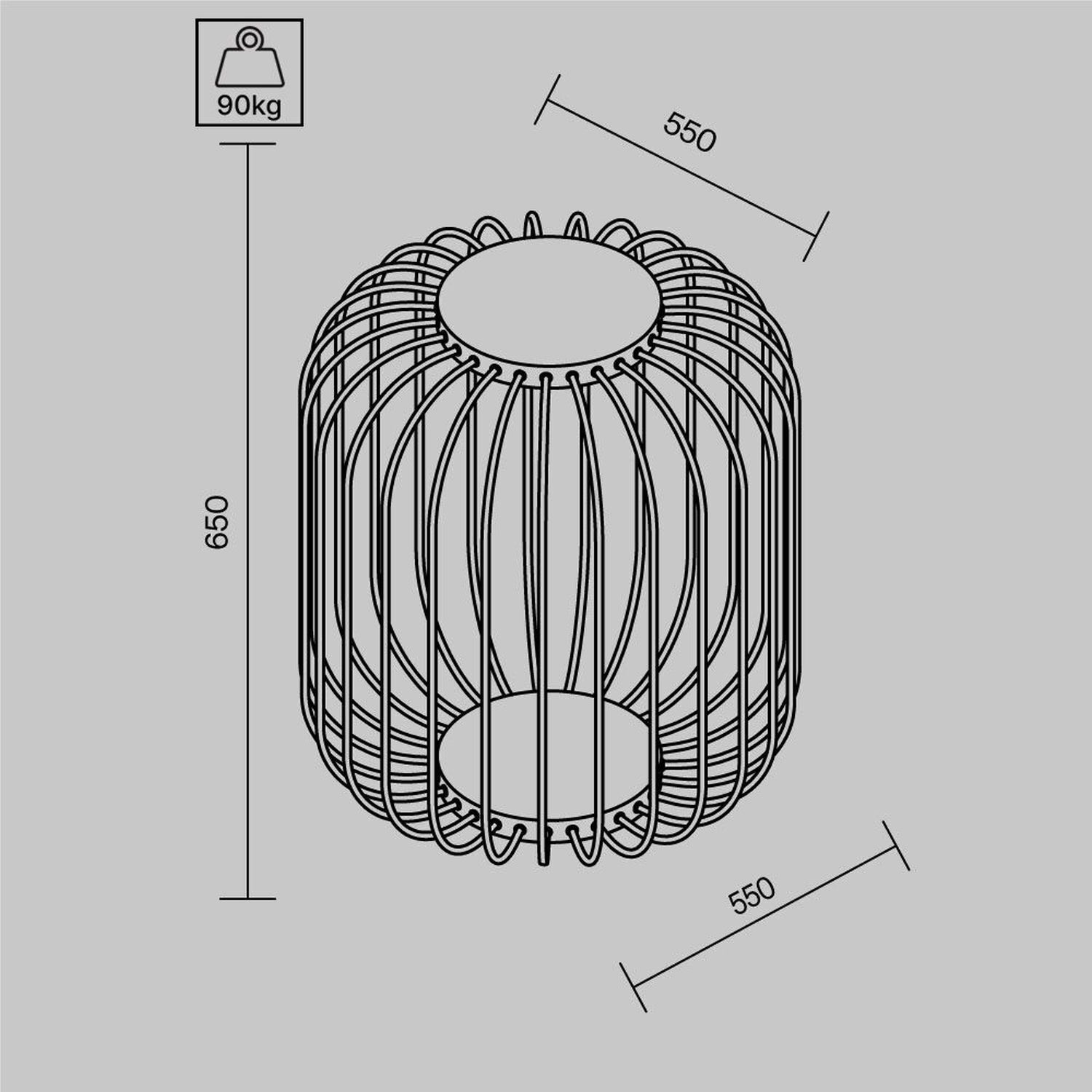 LED Wegeleuchte Edelstahl Graphit IP65 65 cm 3000 K lampenschirm, kugelform, metall, geometrisch, gewicht-90kg