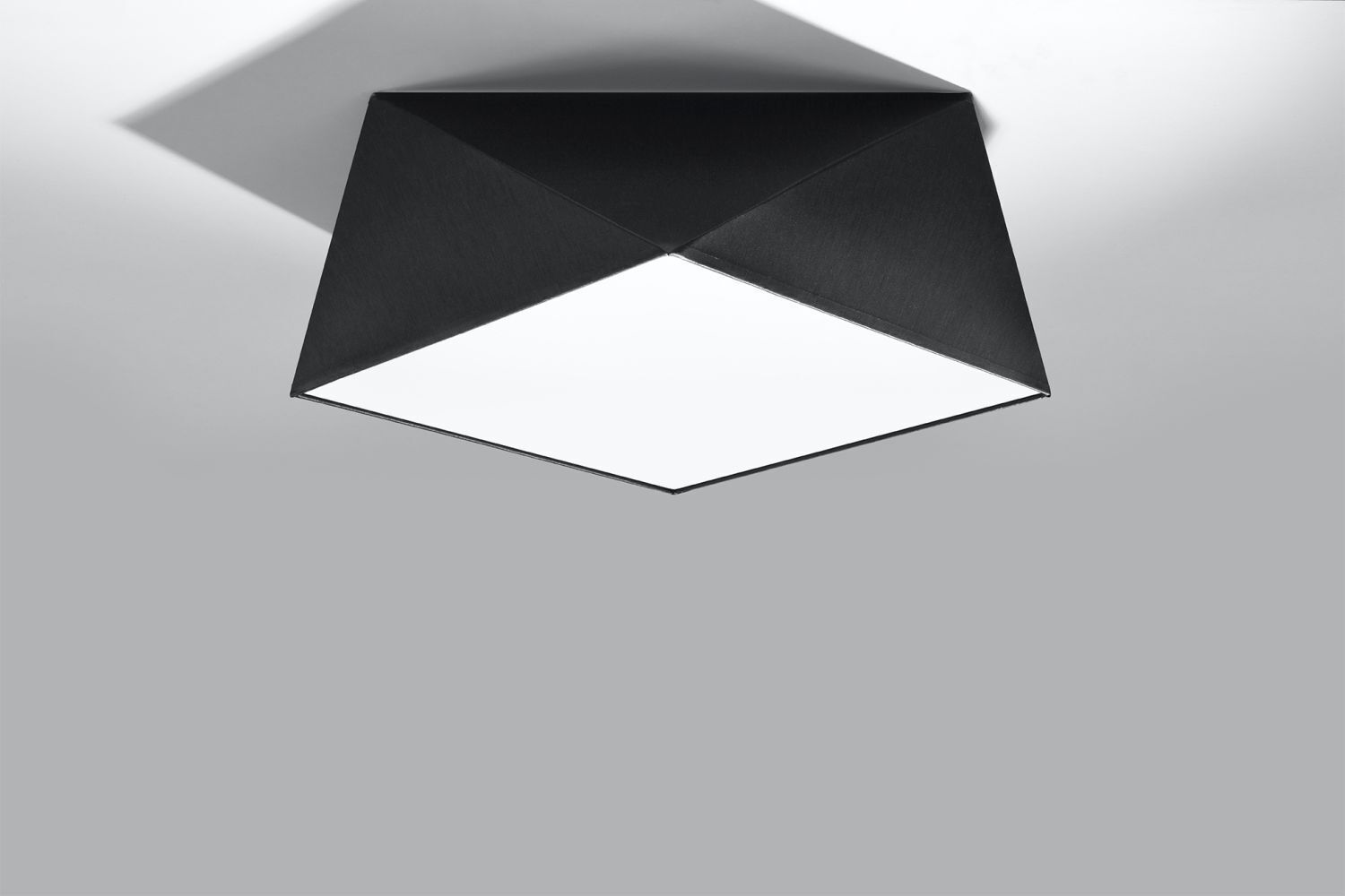 Geometrische Deckenleuchte Schwarz B:40cm LYNNDIE Deckenleuchte, Lampe