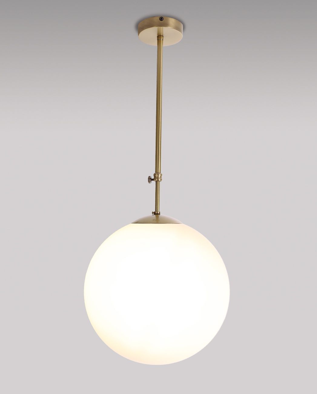 Runde Deckenleuchte MUSA Glas Echt-Messing verstellbar Lampe, Leuchte, Kronleuchter, Deckenleuchte