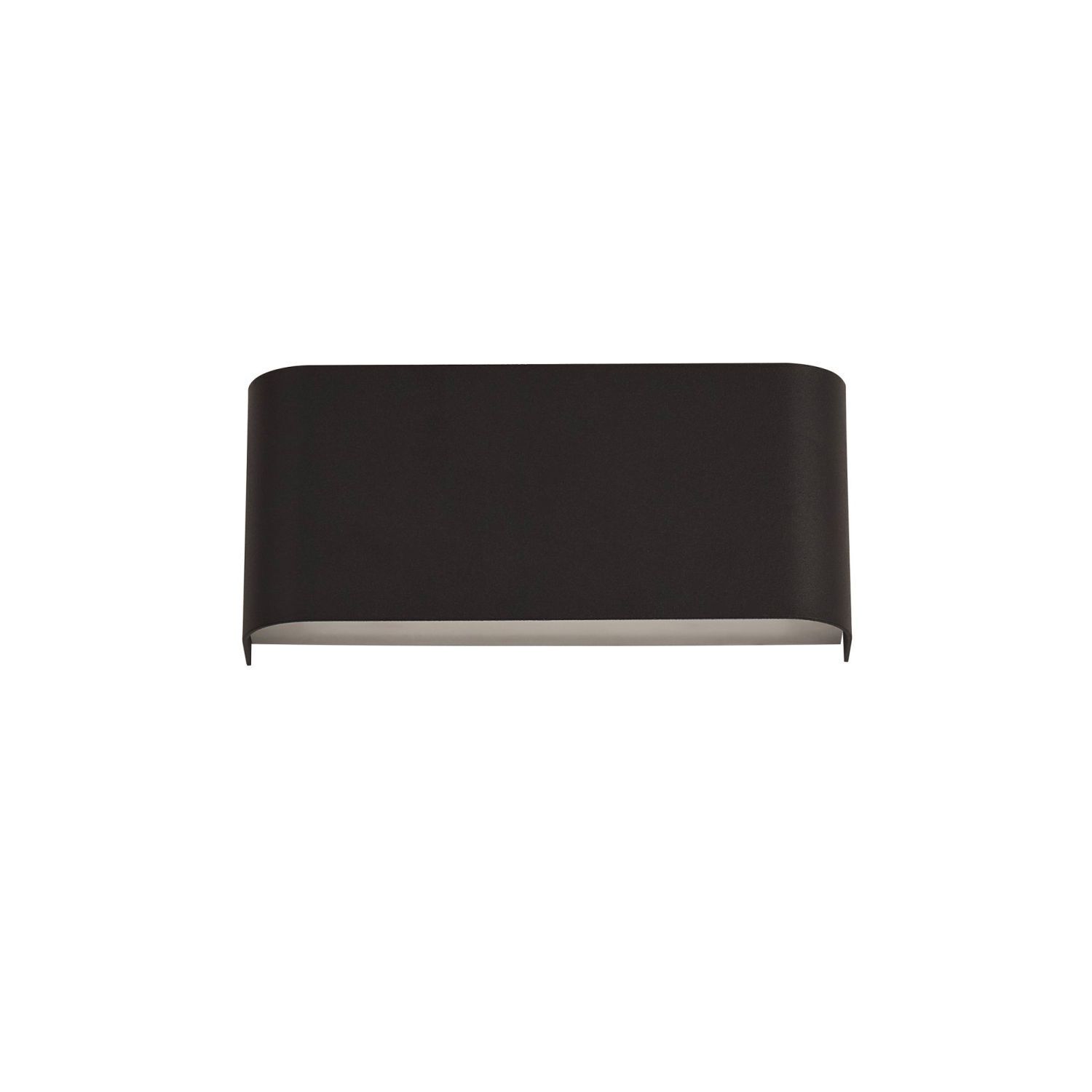 LED Wandleuchte Up Down Schwarz 3000 K Metall innen