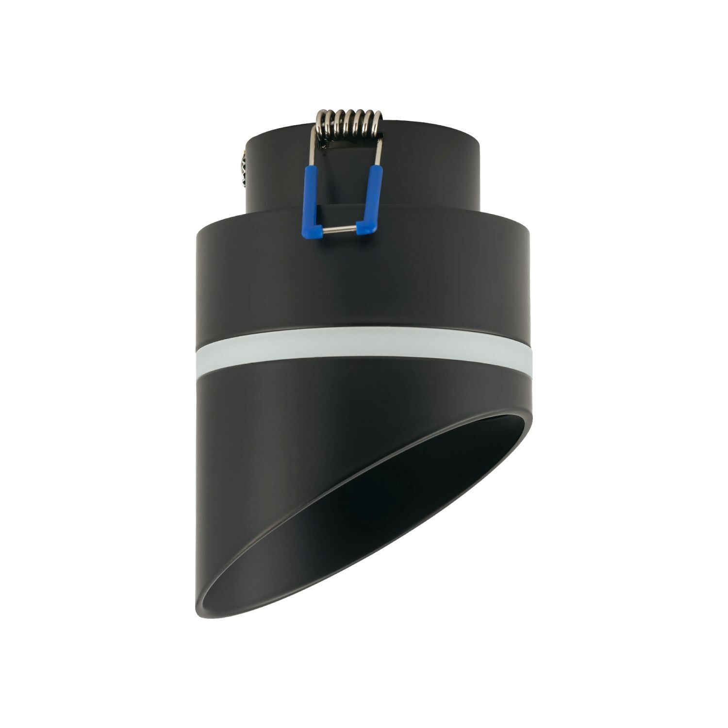 Einbaustrahler GX53 Schwarz H: 12 cm Aluminium Modern